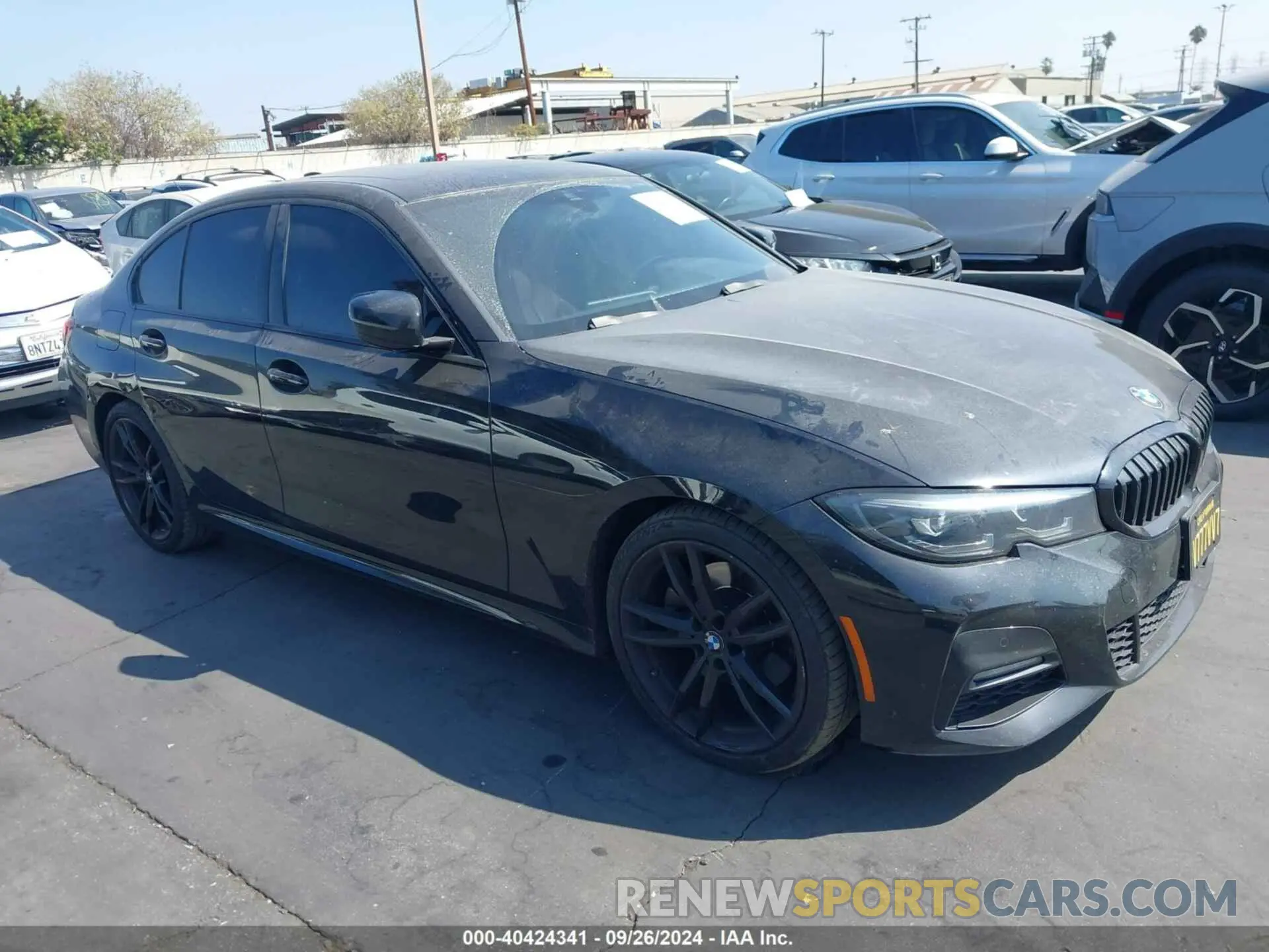 1 Photograph of a damaged car 3MW5R1J03N8C25507 BMW 330I 2022