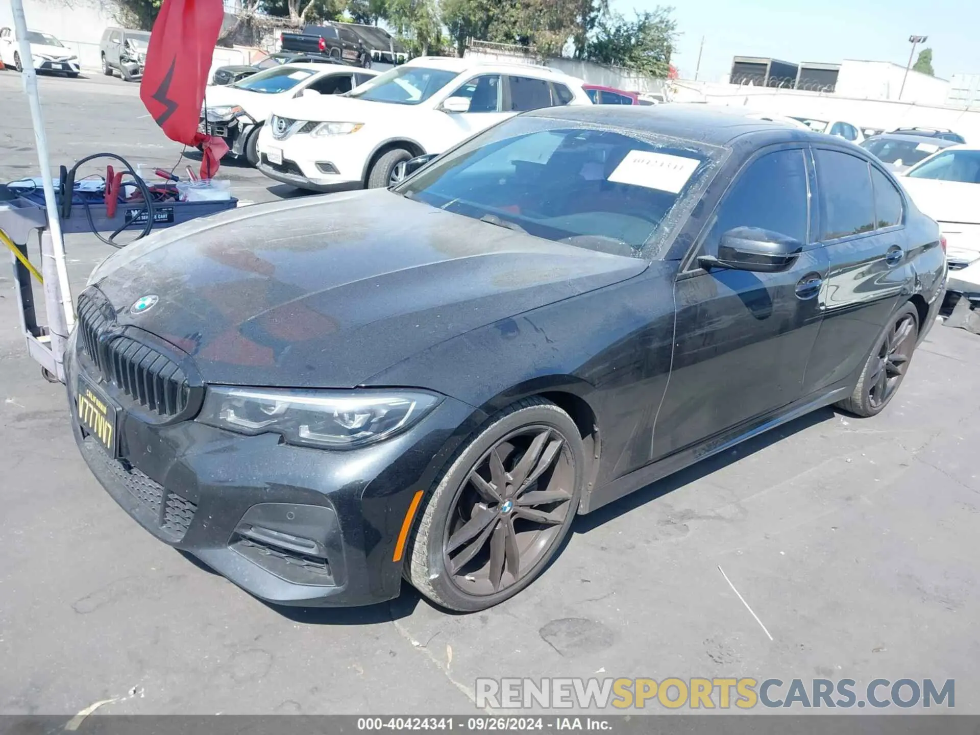 2 Photograph of a damaged car 3MW5R1J03N8C25507 BMW 330I 2022