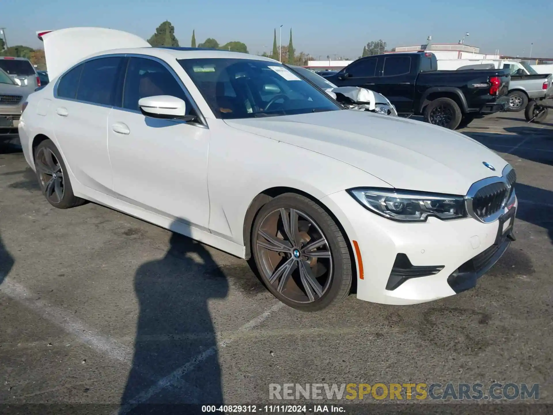 1 Photograph of a damaged car 3MW5R1J04N8C39447 BMW 330I 2022