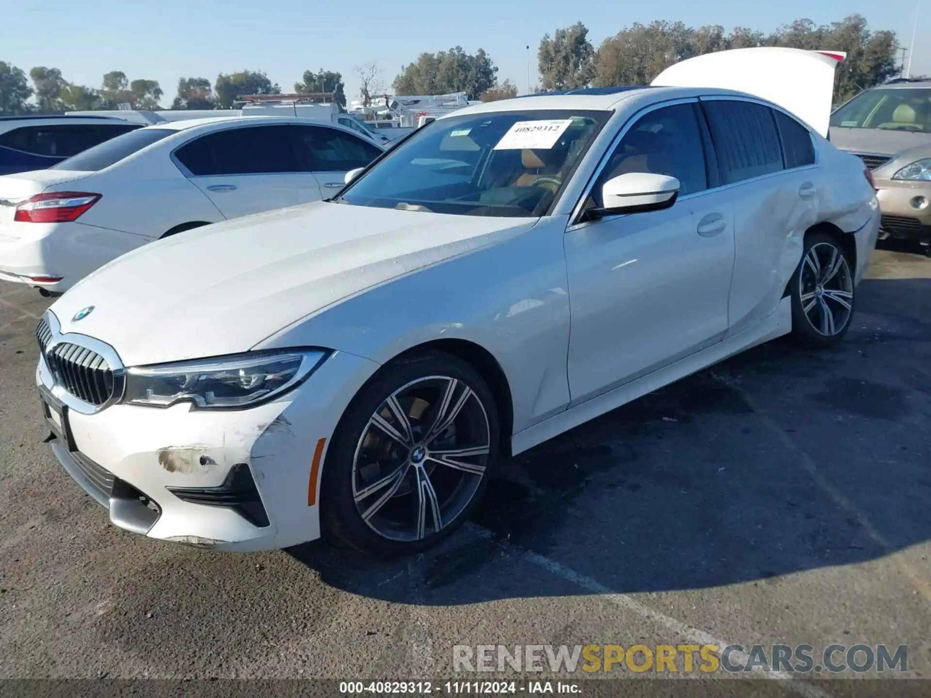 2 Photograph of a damaged car 3MW5R1J04N8C39447 BMW 330I 2022