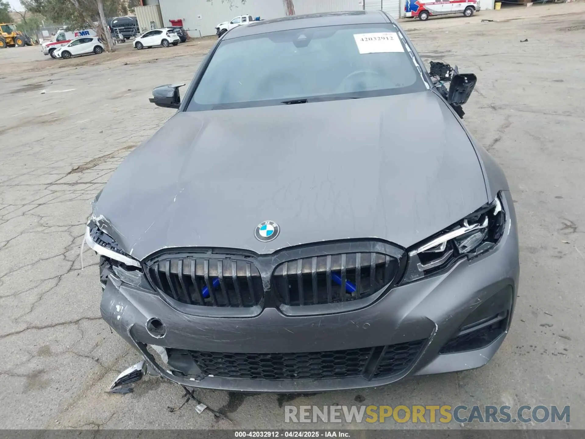 12 Photograph of a damaged car 3MW5R1J05N8C22351 BMW 330I 2022