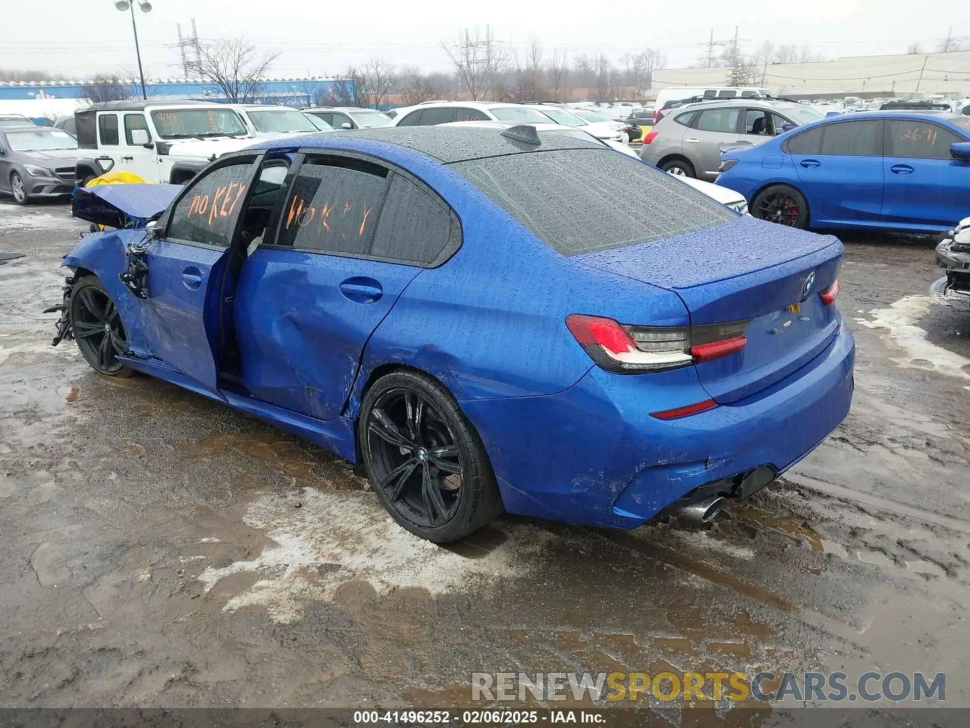 3 Photograph of a damaged car 3MW5R1J06N8C49056 BMW 330I 2022