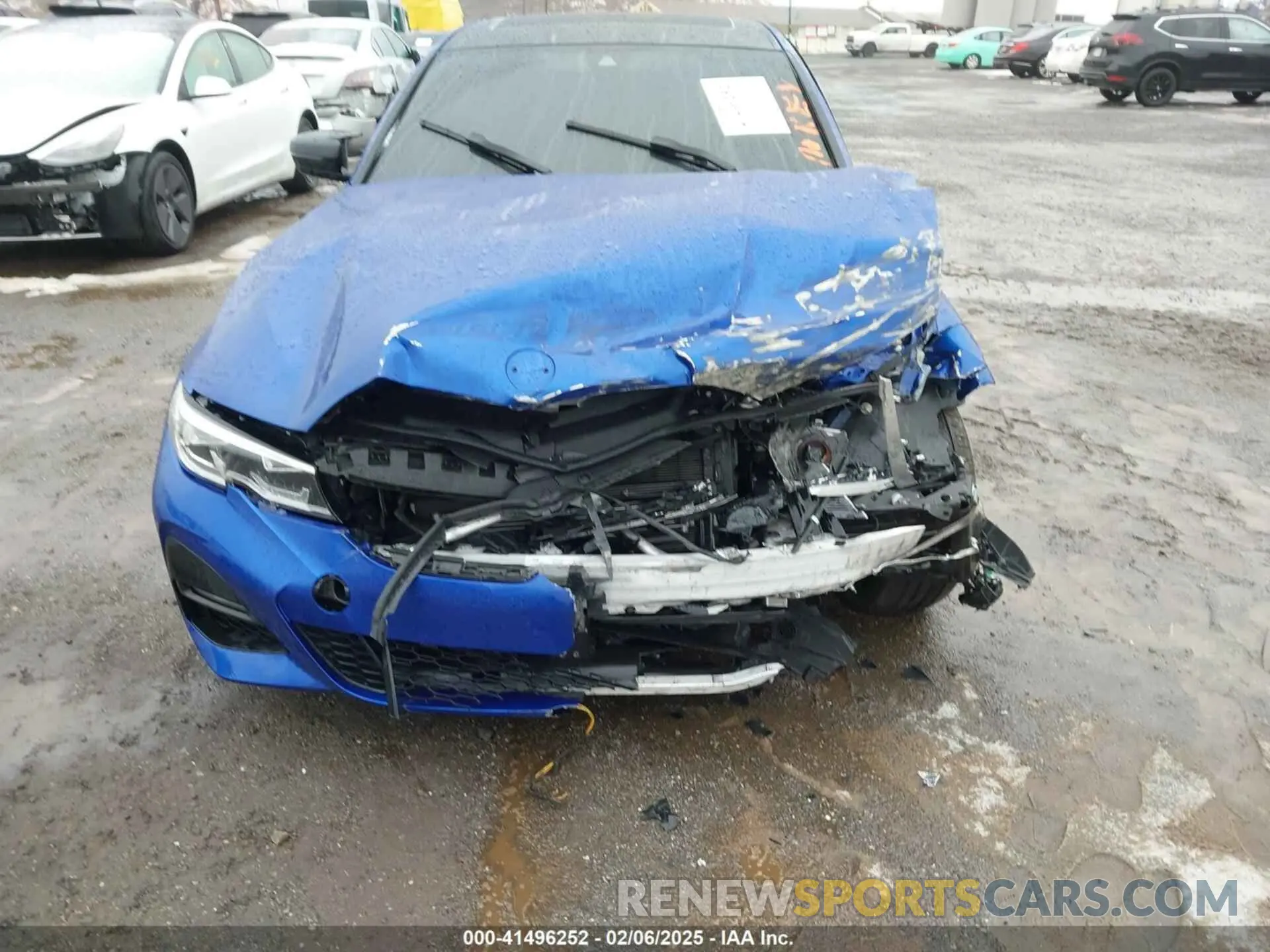 6 Photograph of a damaged car 3MW5R1J06N8C49056 BMW 330I 2022