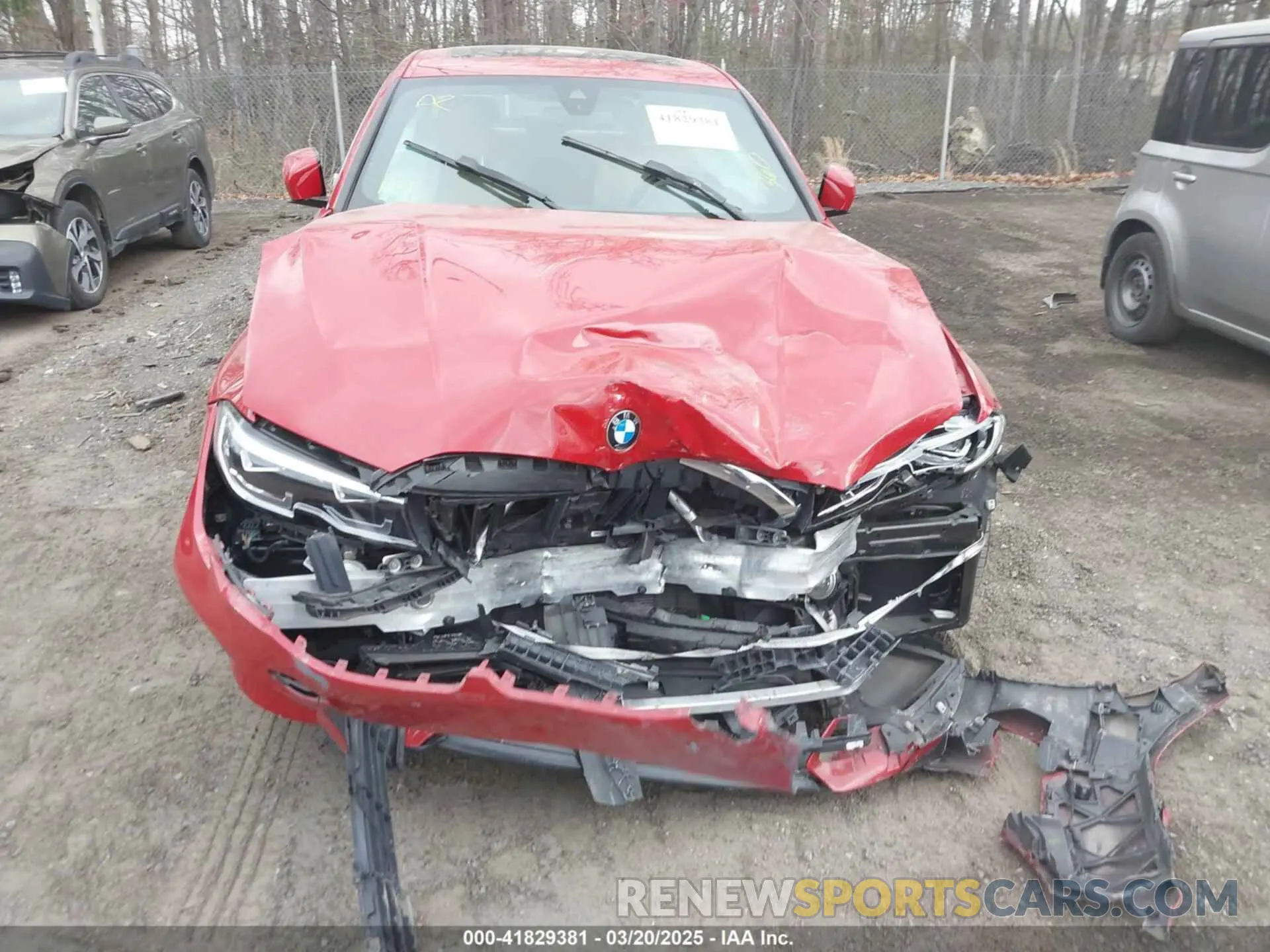 12 Photograph of a damaged car 3MW5R7J00N8C34538 BMW 330I 2022