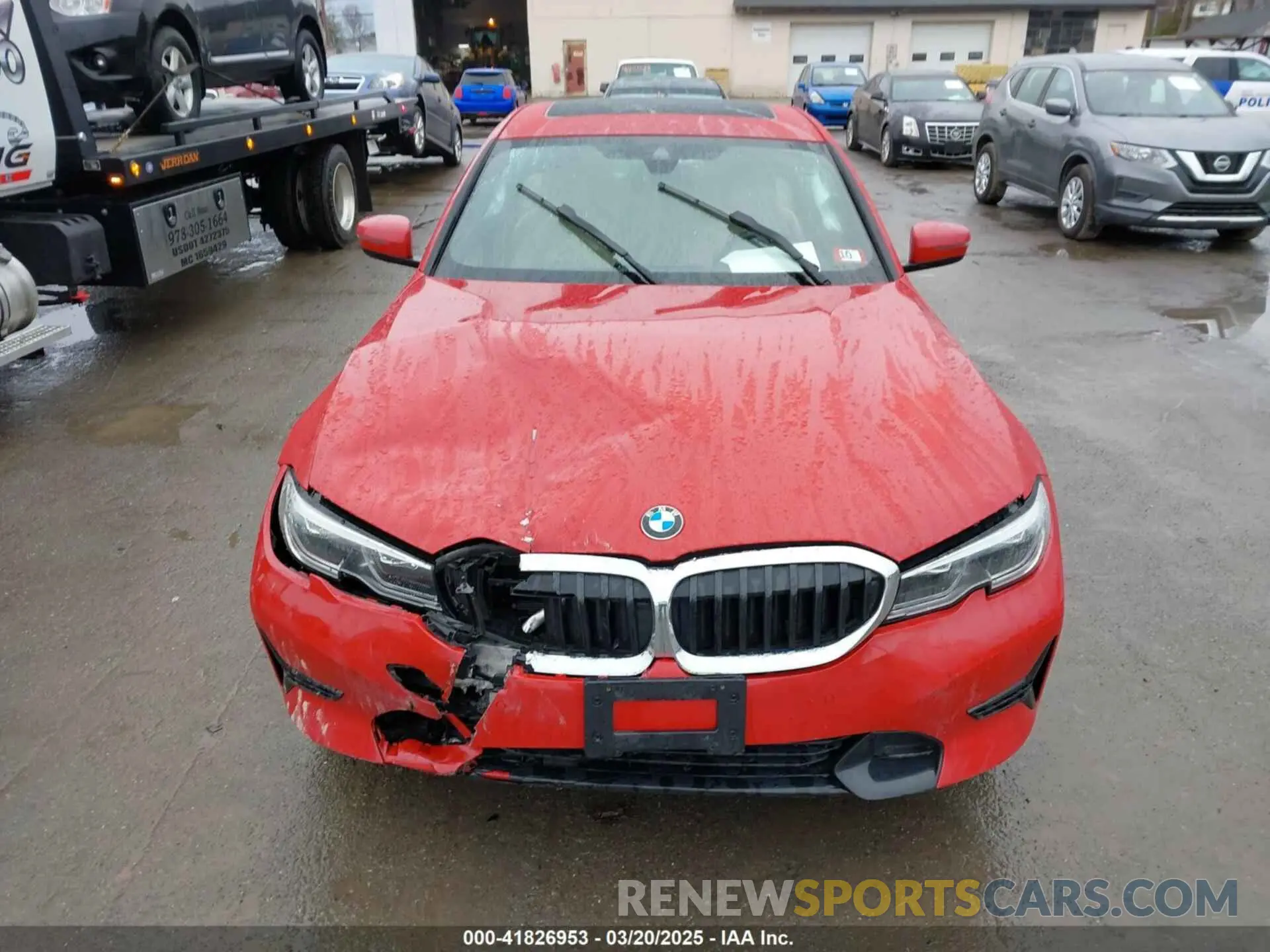 12 Photograph of a damaged car 3MW5R7J03N8C40477 BMW 330I 2022