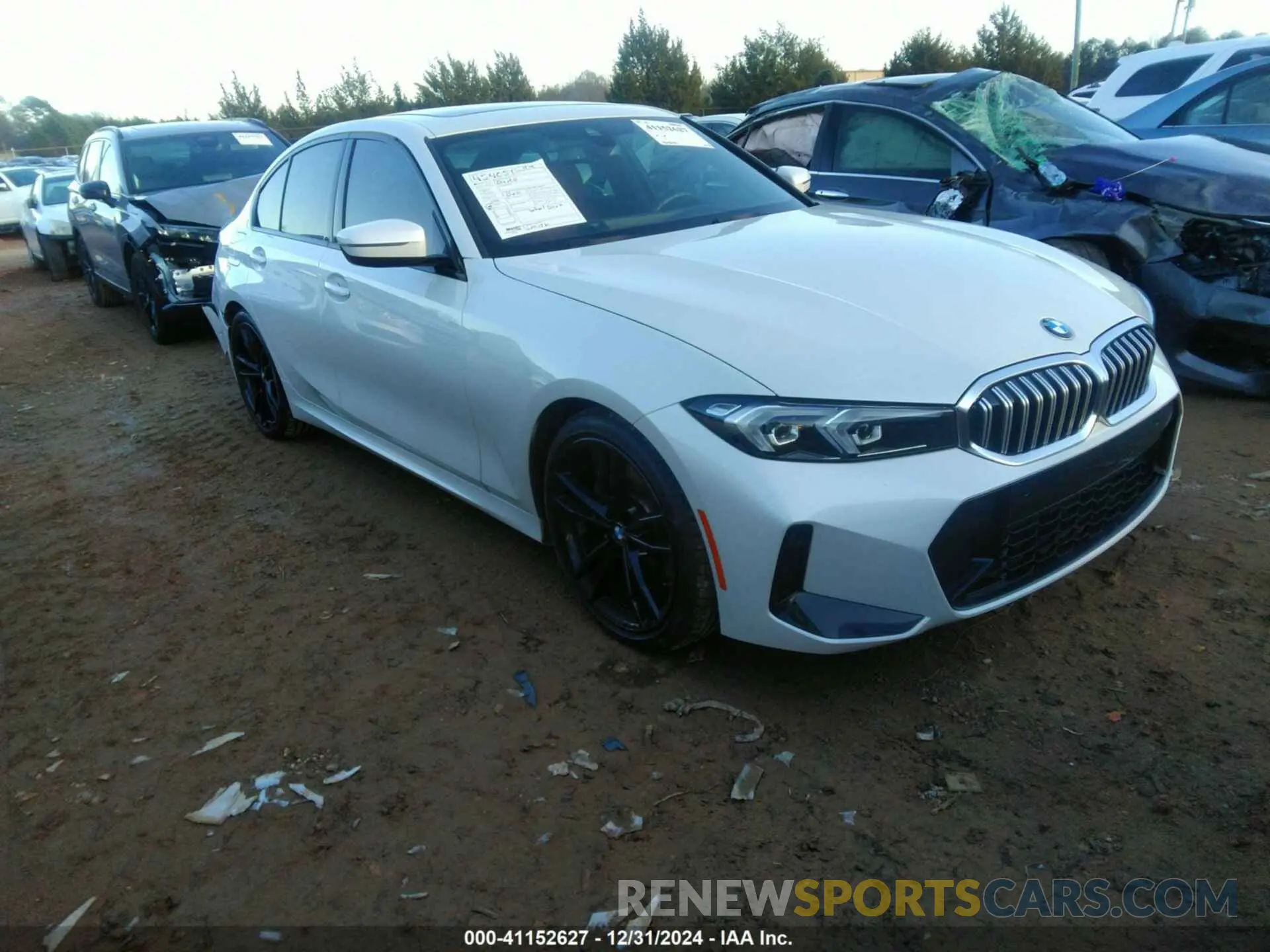 1 Photograph of a damaged car 3MW69FF01P8D32732 BMW 330I 2023