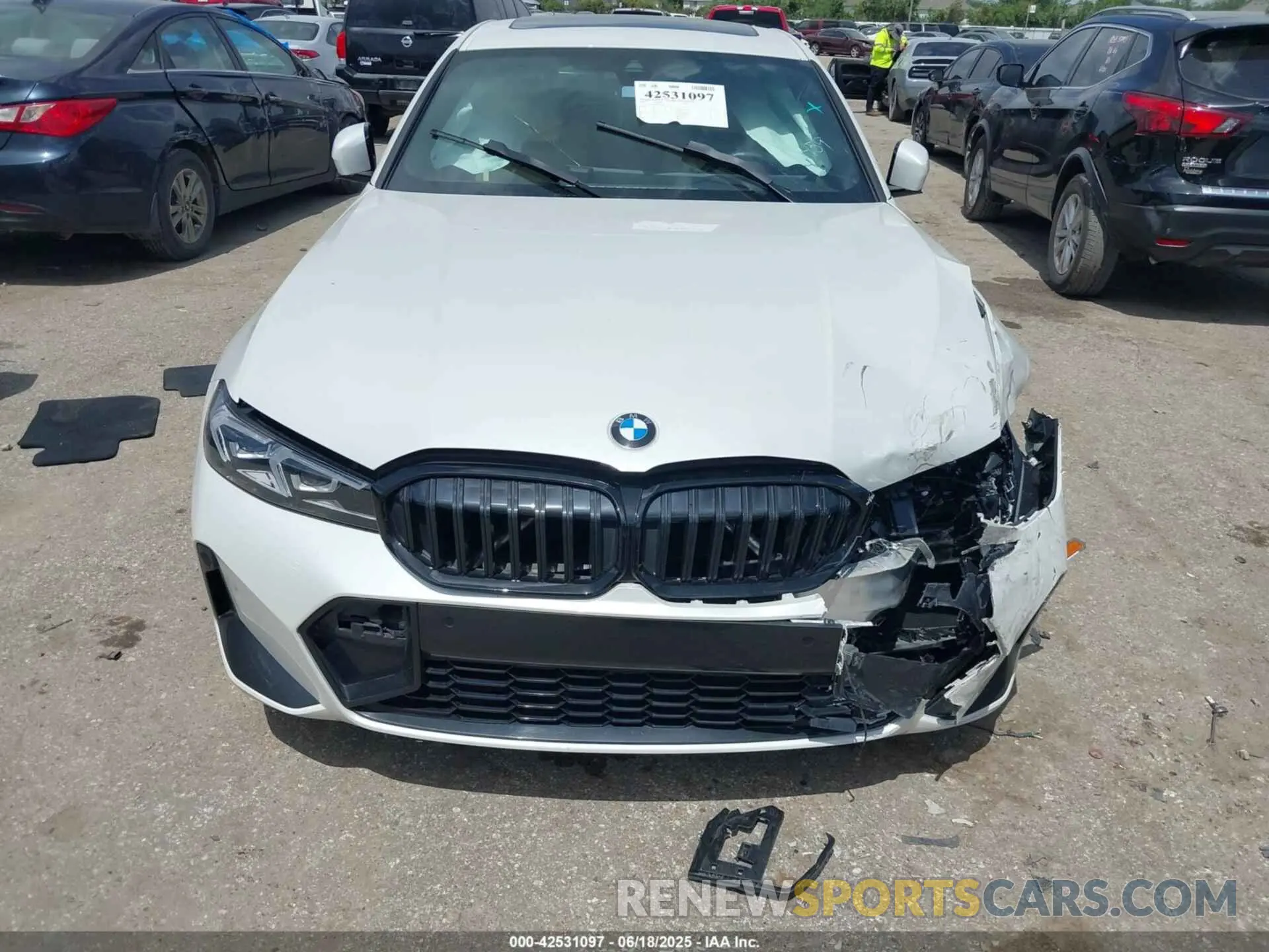 11 Photograph of a damaged car 3MW69FF03P8D11459 BMW 330I 2023