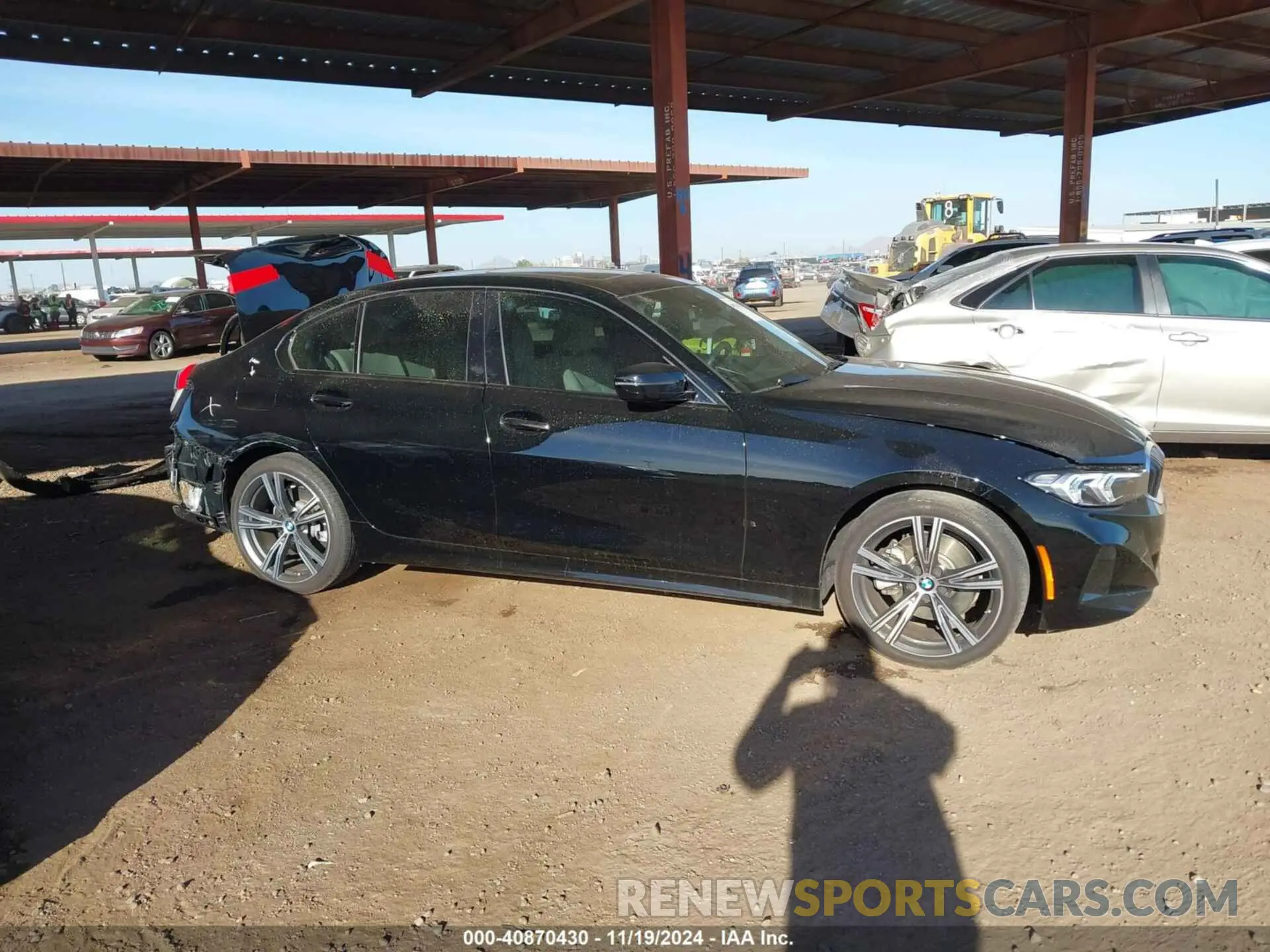 13 Photograph of a damaged car 3MW69FF06P8D68805 BMW 330I 2023