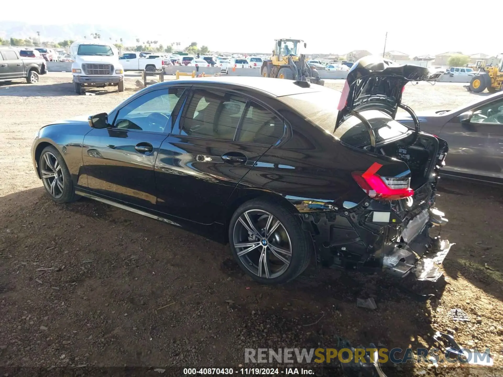 3 Photograph of a damaged car 3MW69FF06P8D68805 BMW 330I 2023