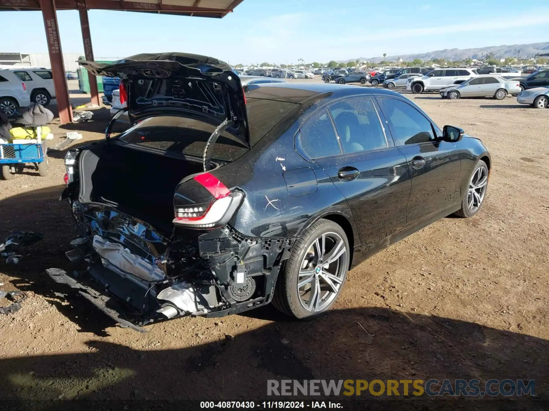 4 Photograph of a damaged car 3MW69FF06P8D68805 BMW 330I 2023