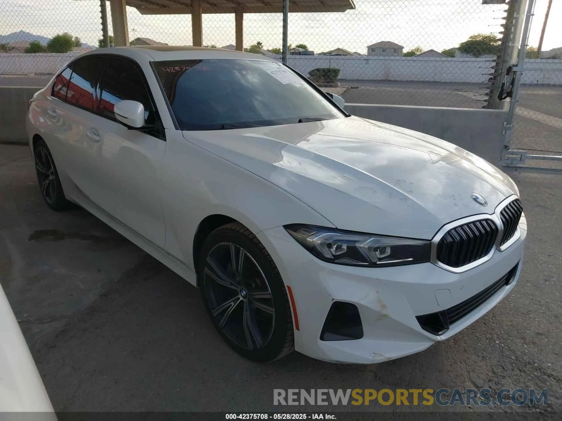 1 Photograph of a damaged car 3MW69FF0XP8D09451 BMW 330I 2023