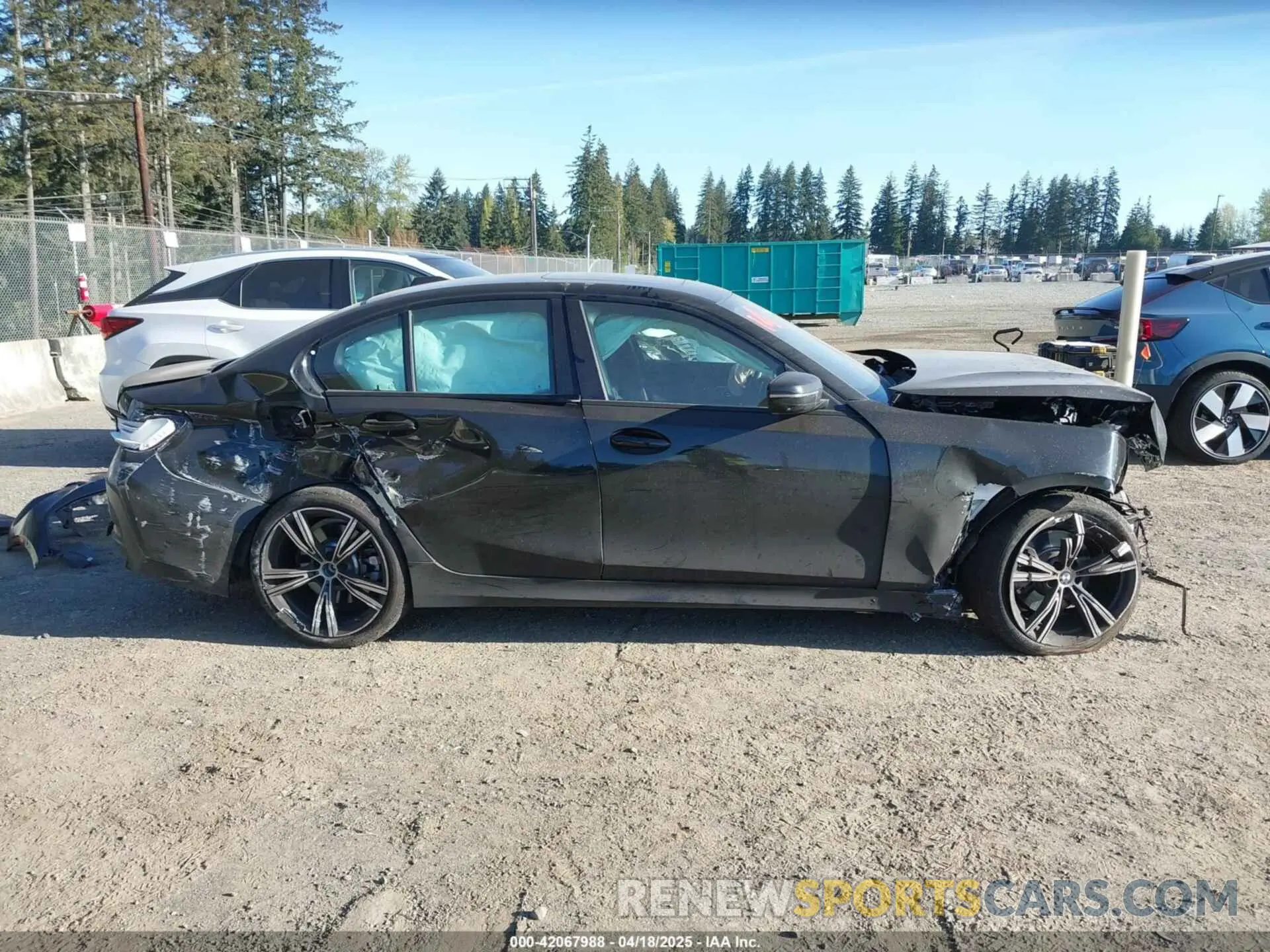 14 Photograph of a damaged car 3MW69FF0XP8D14763 BMW 330I 2023