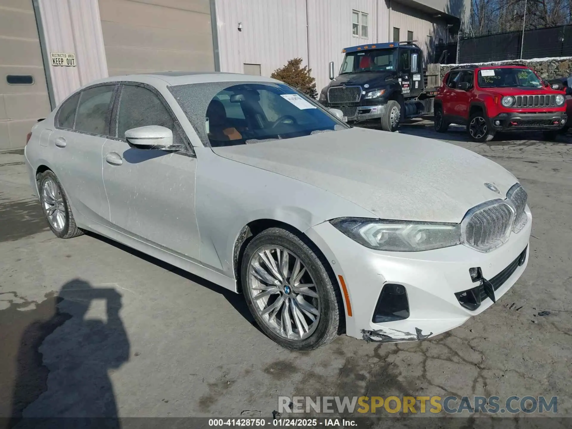 1 Photograph of a damaged car 3MW69FF0XP8D66782 BMW 330I 2023