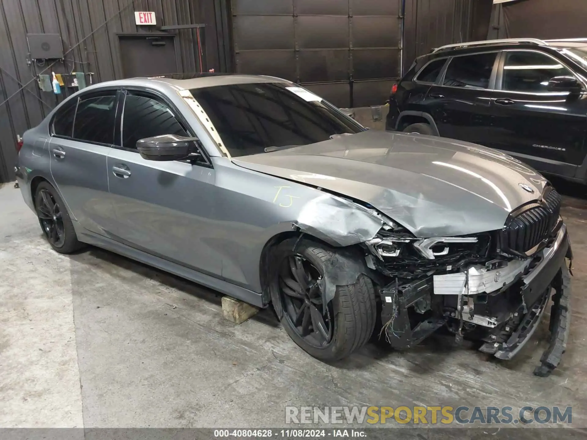 1 Photograph of a damaged car 3MW89FF01P8D46588 BMW 330I 2023