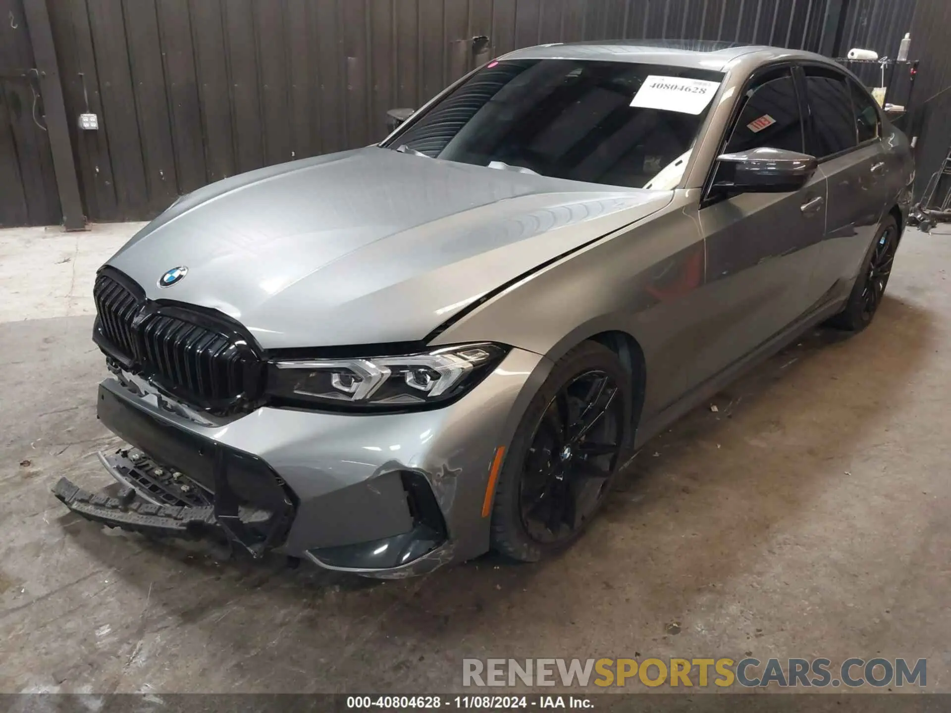 2 Photograph of a damaged car 3MW89FF01P8D46588 BMW 330I 2023