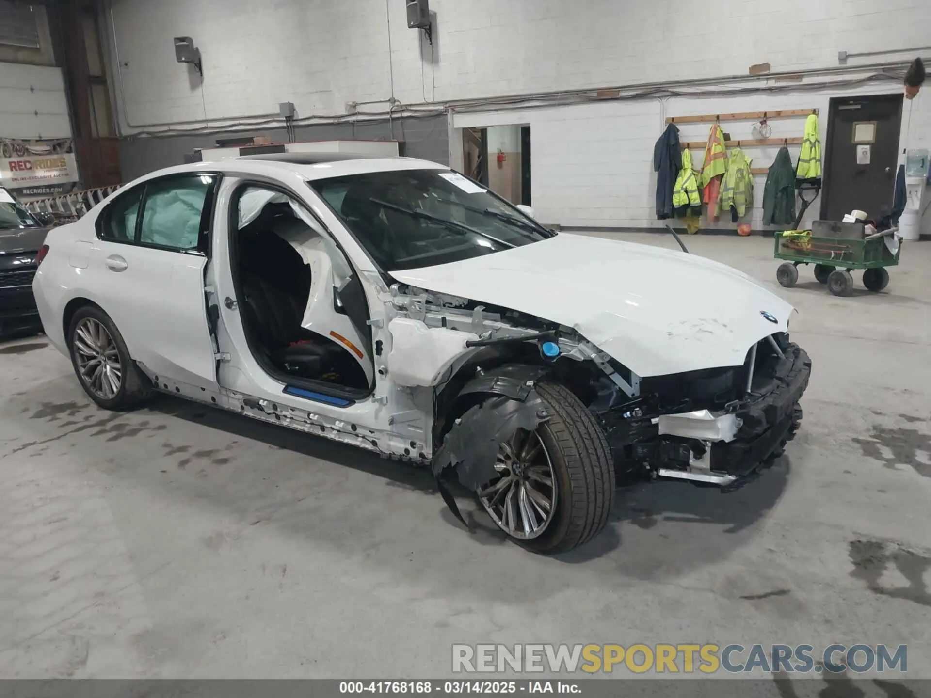 1 Photograph of a damaged car 3MW89FF04P8D68374 BMW 330I 2023