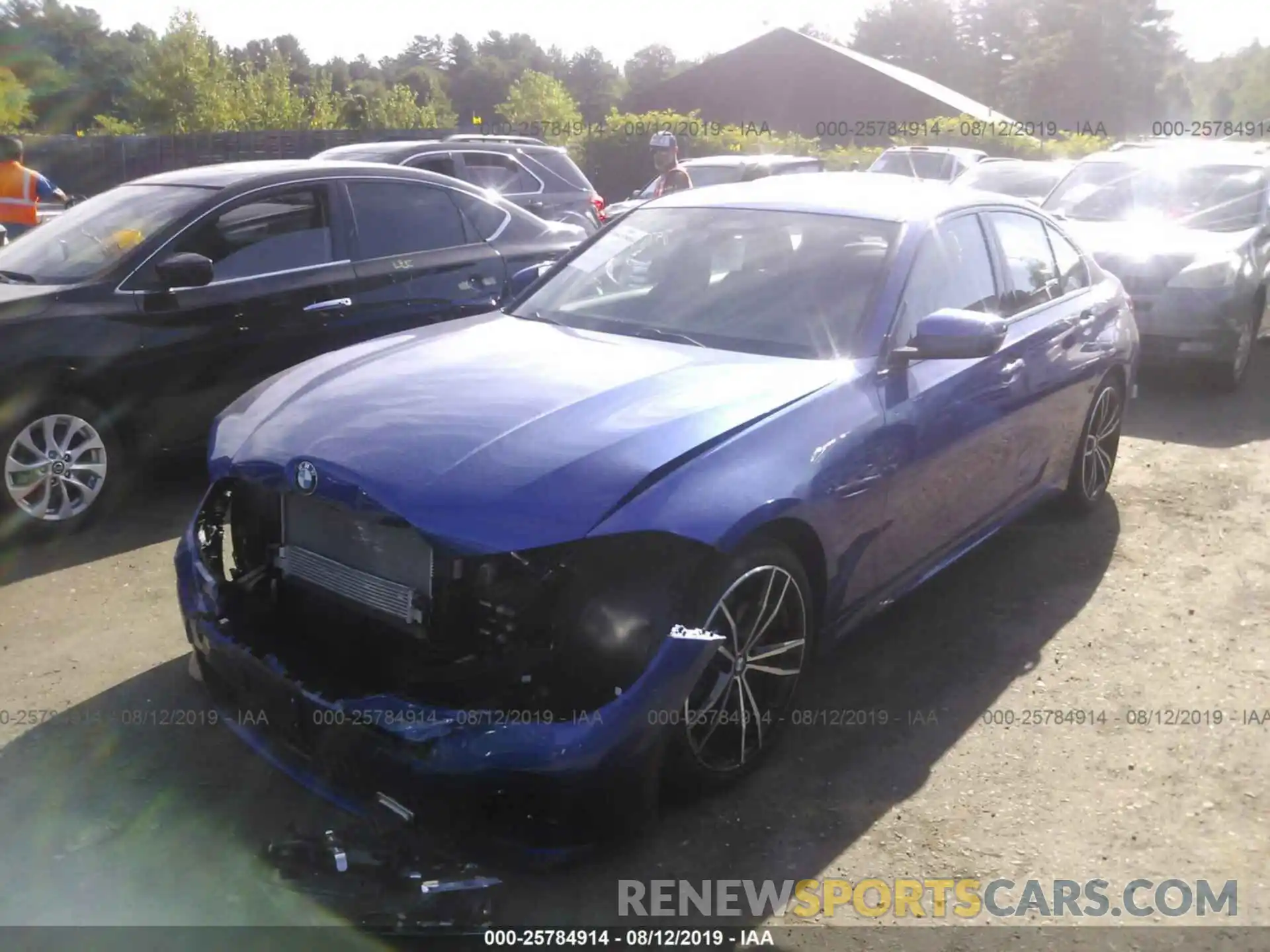 2 Photograph of a damaged car WBA5R7C5XKAE82744 BMW 330XI 2019