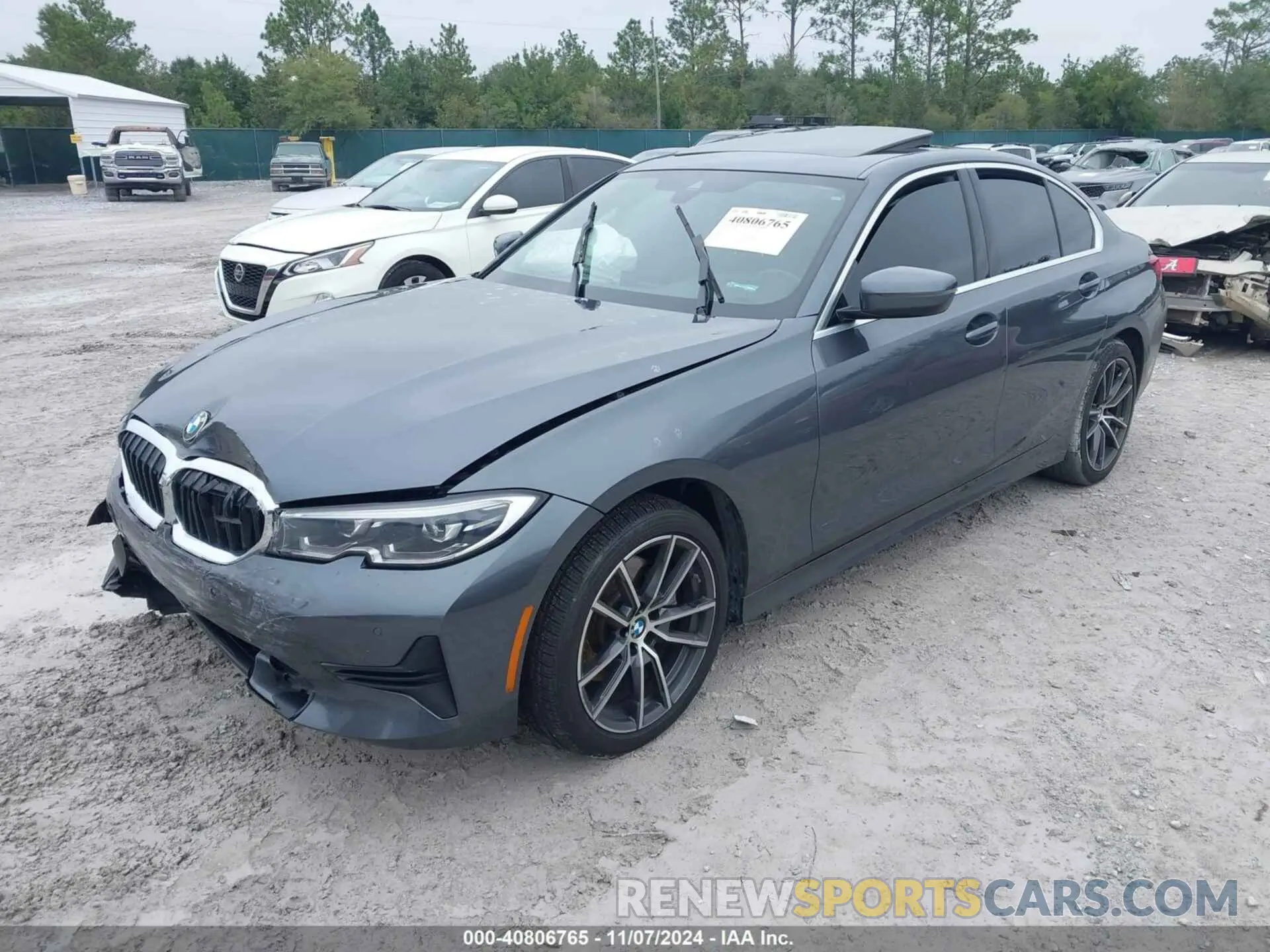 2 Photograph of a damaged car 3MW5R7J05L8B19544 BMW 330XI 2020