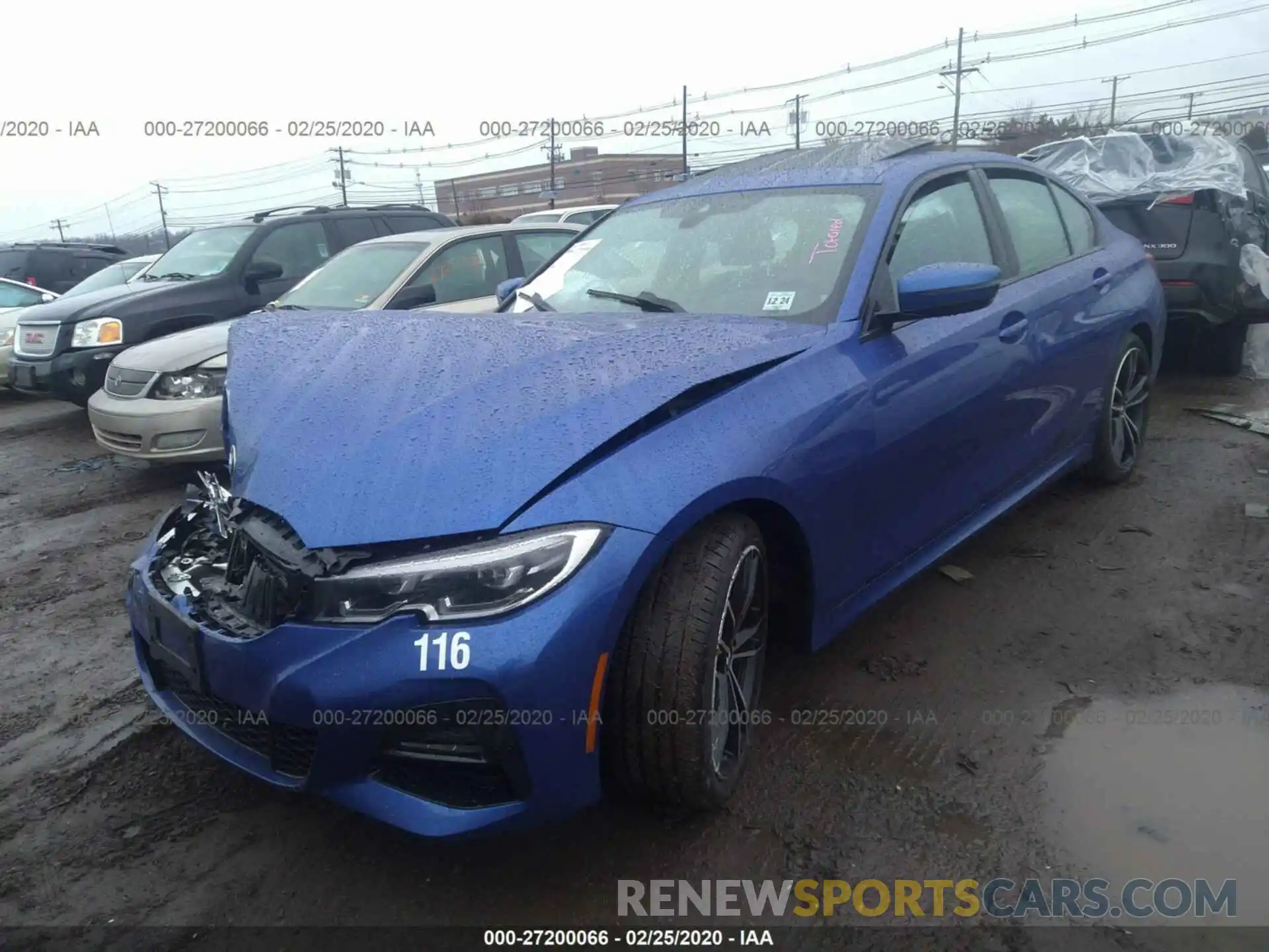 2 Photograph of a damaged car WBA5R7C03LFH98236 BMW 330XI 2020