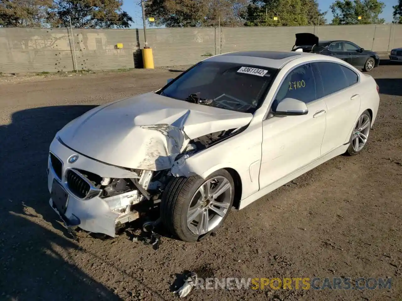 2 Photograph of a damaged car WBA4J1C50KBM15769 BMW 4 SERIES 2019