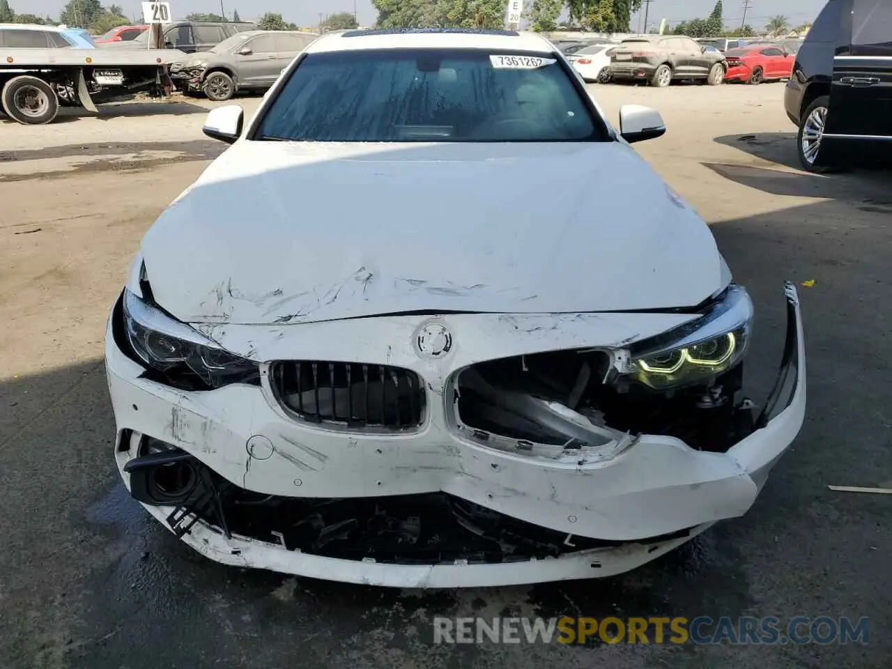 5 Photograph of a damaged car WBA4J1C50KBM18767 BMW 4 SERIES 2019