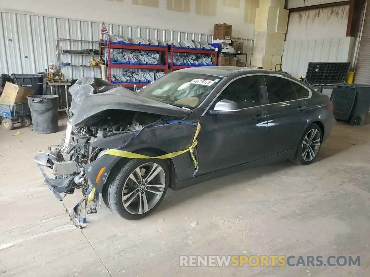 1 Photograph of a damaged car WBA4J1C51KBM12489 BMW 4 SERIES 2019