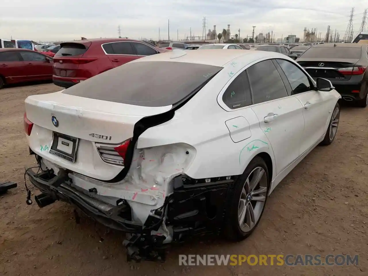 4 Photograph of a damaged car WBA4J1C51KBM13450 BMW 4 SERIES 2019