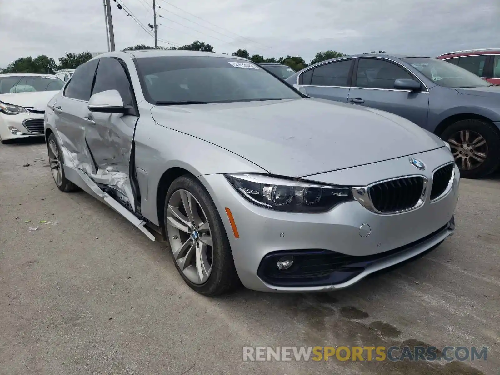 1 Photograph of a damaged car WBA4J1C51KBM14131 BMW 4 SERIES 2019