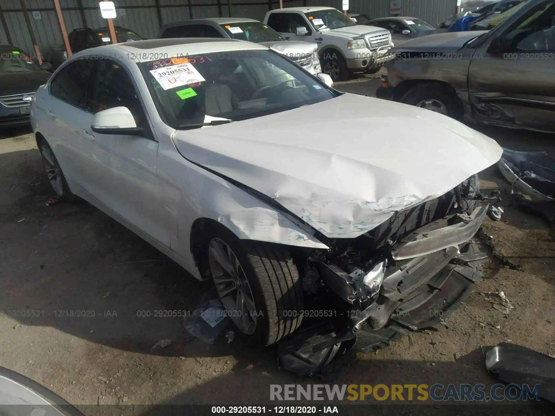 1 Photograph of a damaged car WBA4J1C51KBM16817 BMW 4 SERIES 2019