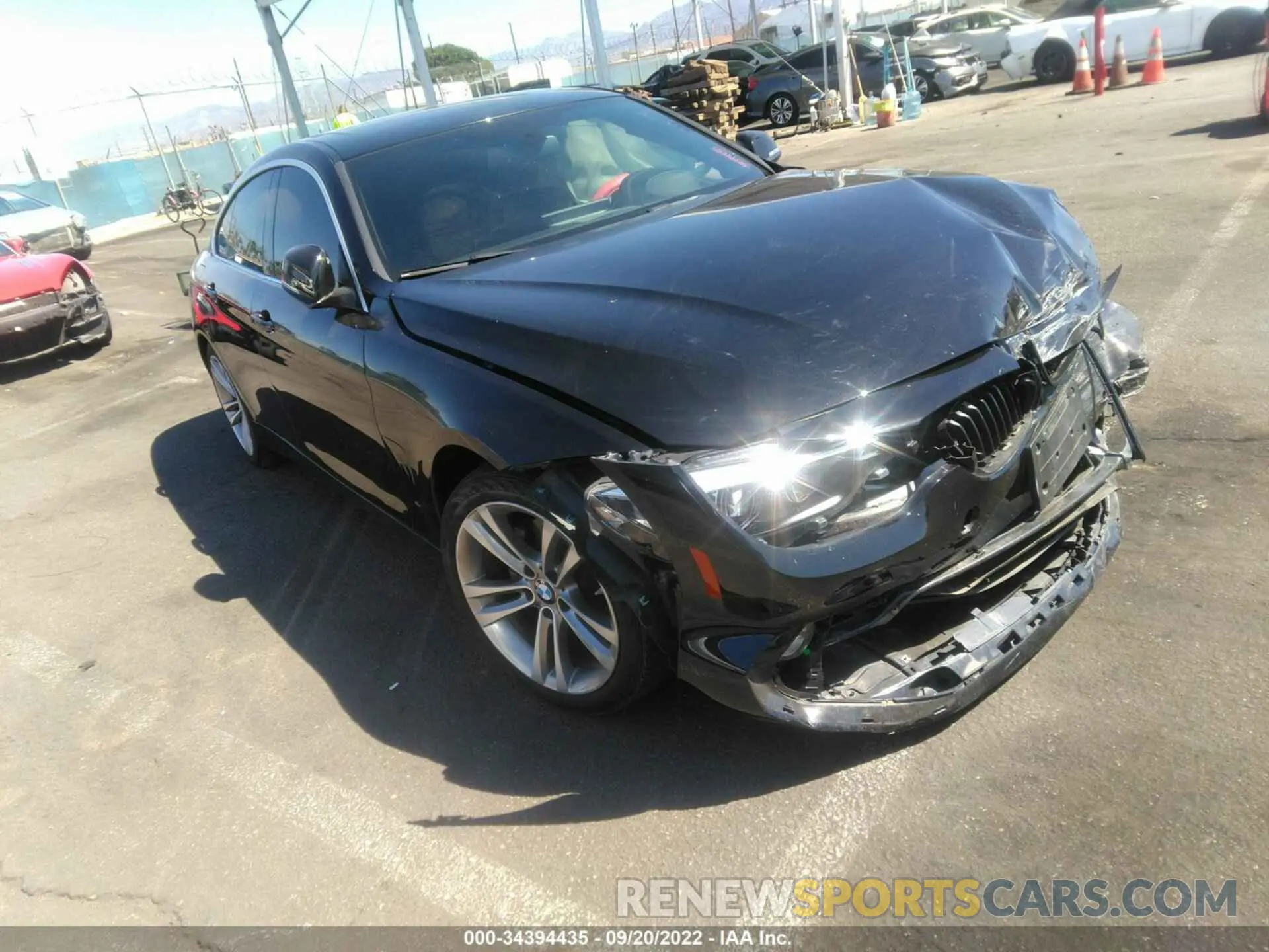 1 Photograph of a damaged car WBA4J1C51KBM16977 BMW 4 SERIES 2019