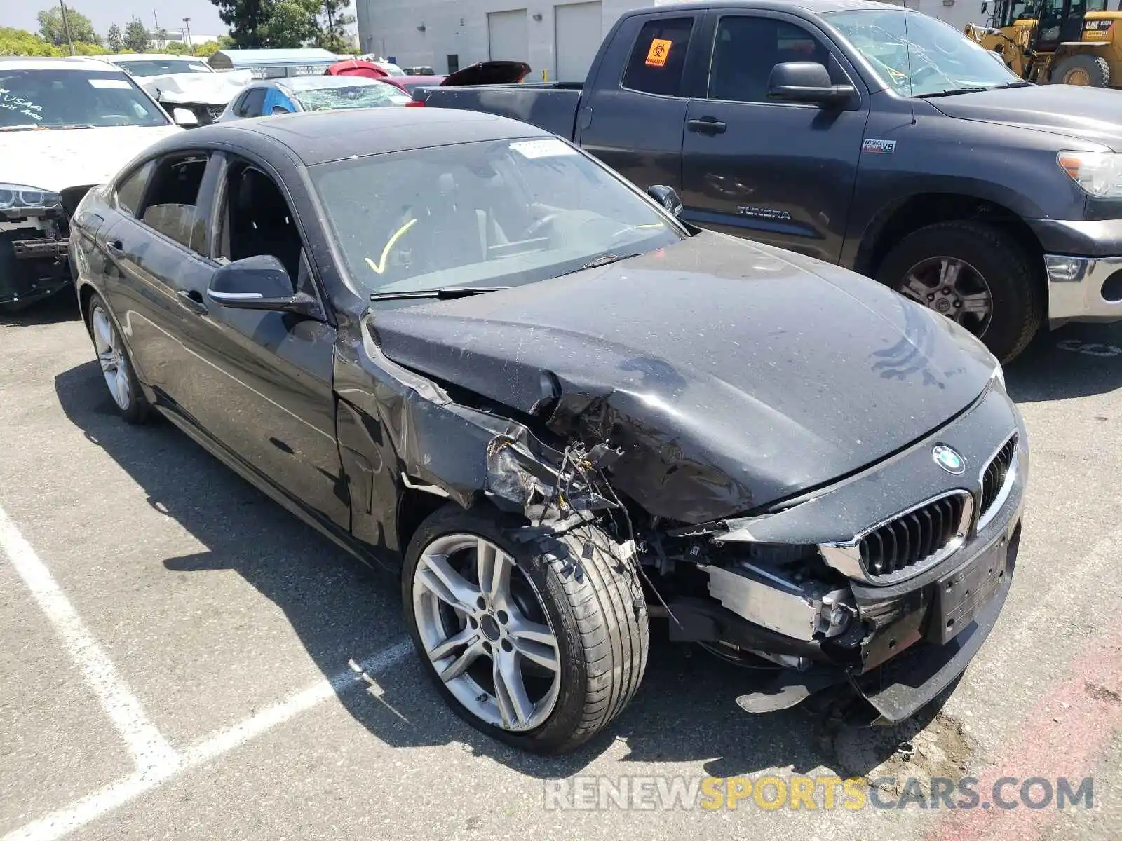 1 Photograph of a damaged car WBA4J1C51KBM18504 BMW 4 SERIES 2019