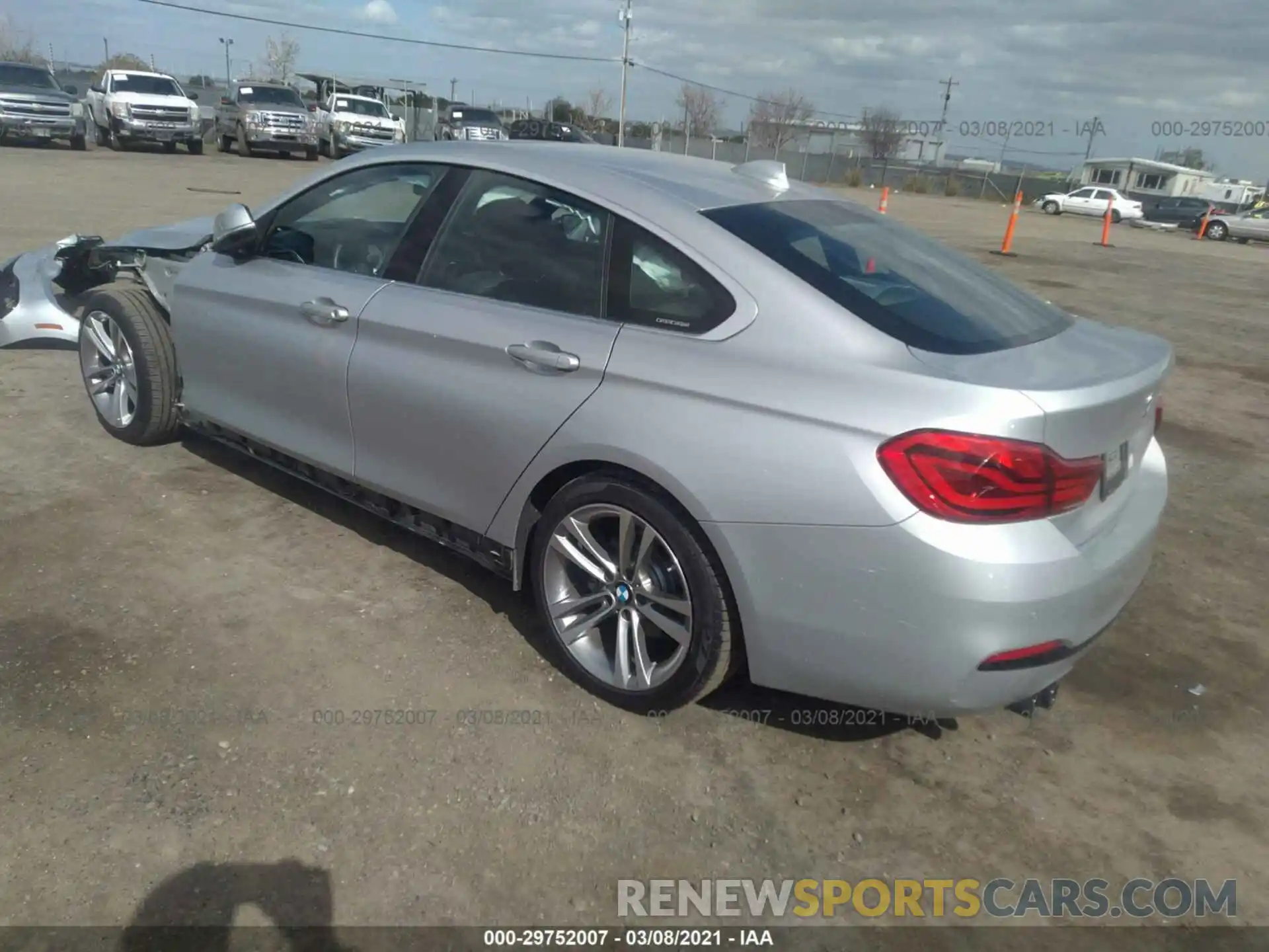 3 Photograph of a damaged car WBA4J1C51KBM18664 BMW 4 SERIES 2019