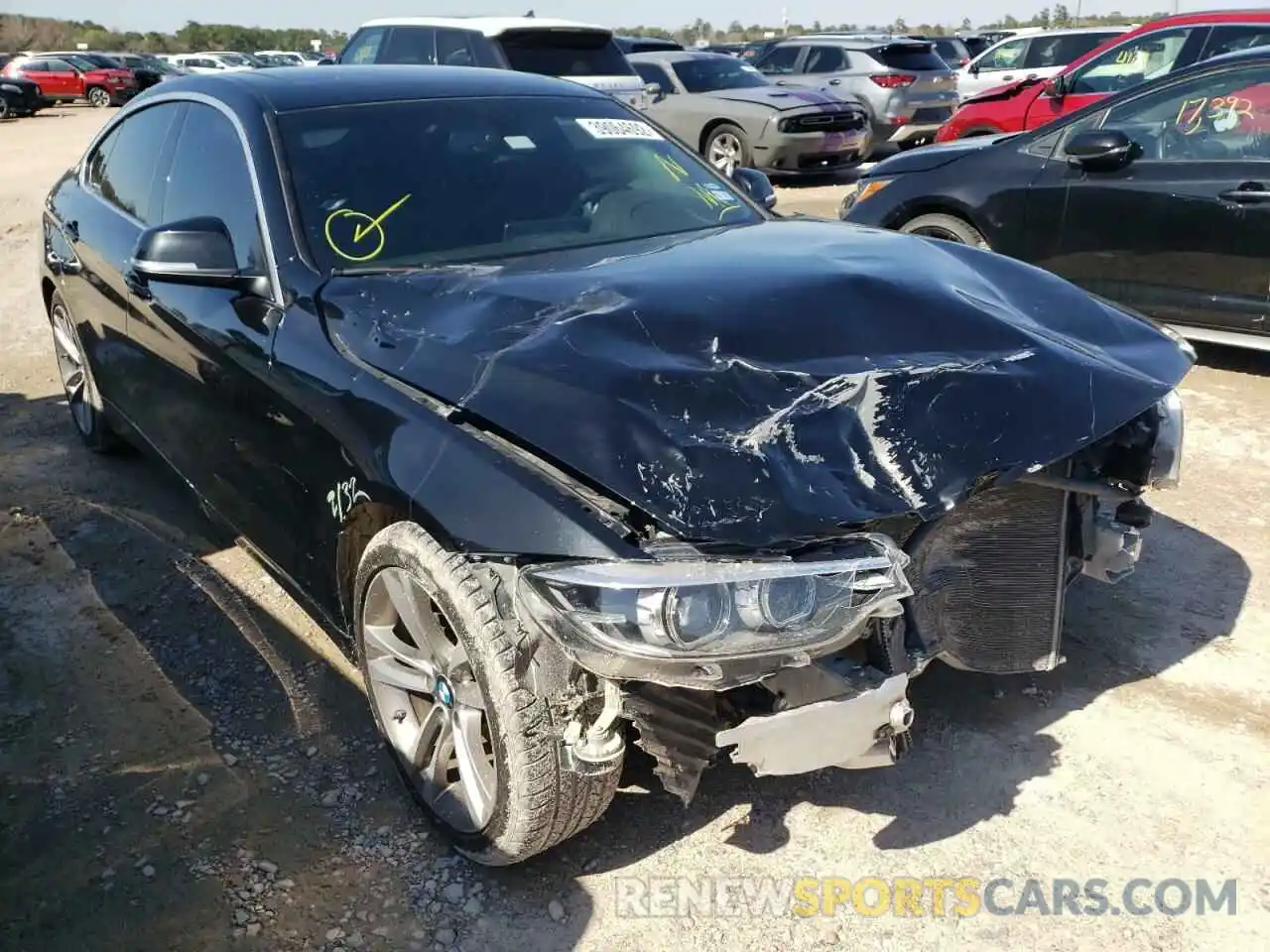 1 Photograph of a damaged car WBA4J1C52KBM12095 BMW 4 SERIES 2019