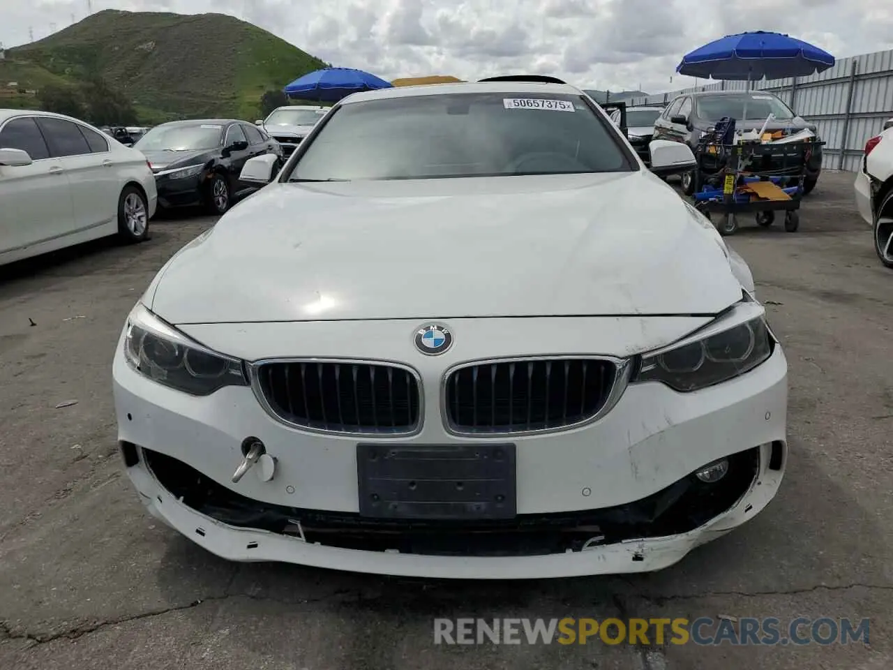 5 Photograph of a damaged car WBA4J1C52KBM16552 BMW 4 SERIES 2019