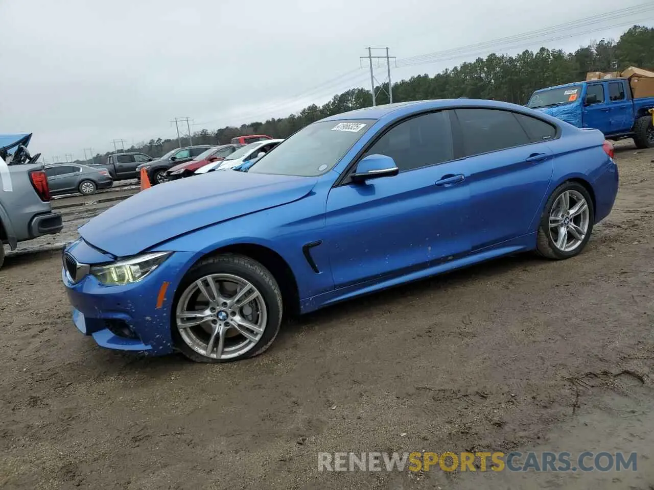 1 Photograph of a damaged car WBA4J1C52KBM17216 BMW 4 SERIES 2019