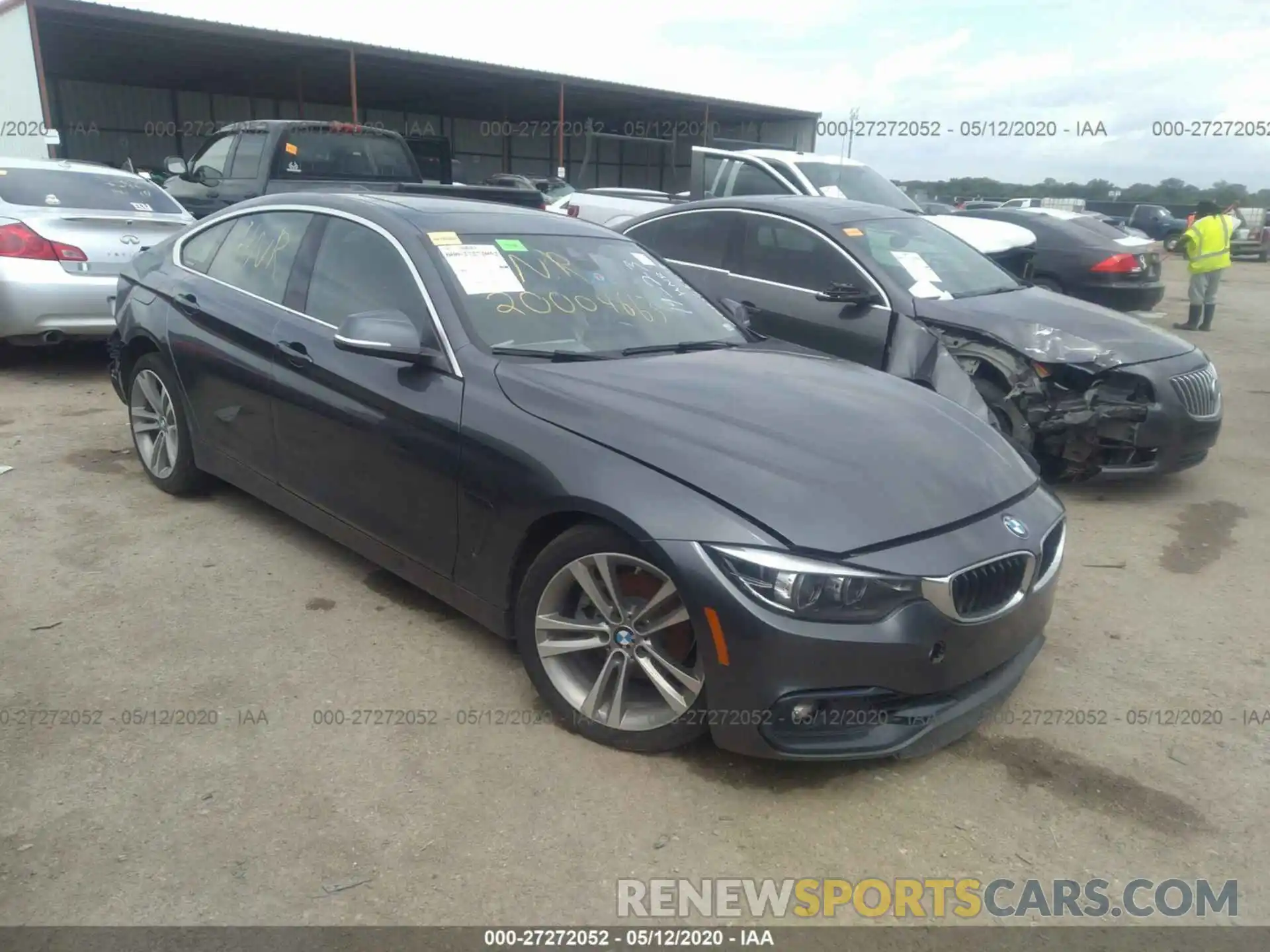 1 Photograph of a damaged car WBA4J1C53KBM14745 BMW 4 SERIES 2019