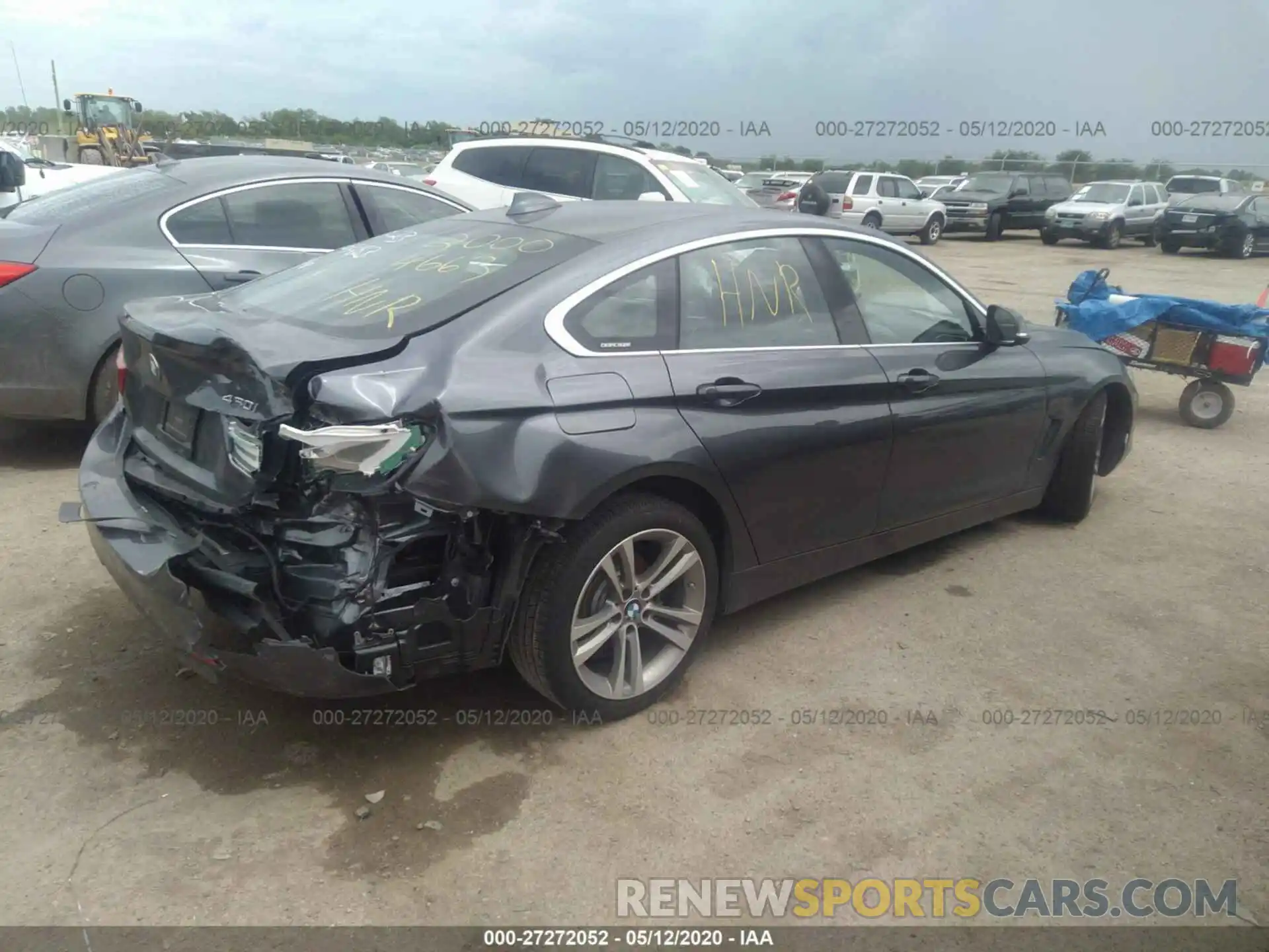 4 Photograph of a damaged car WBA4J1C53KBM14745 BMW 4 SERIES 2019