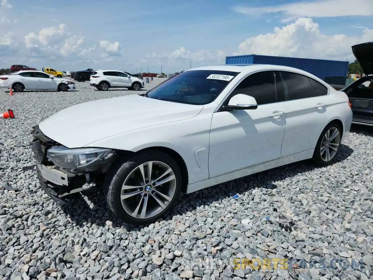 1 Photograph of a damaged car WBA4J1C53KBM17256 BMW 4 SERIES 2019