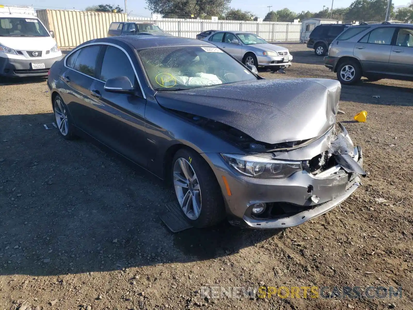 1 Photograph of a damaged car WBA4J1C53KBM17404 BMW 4 SERIES 2019