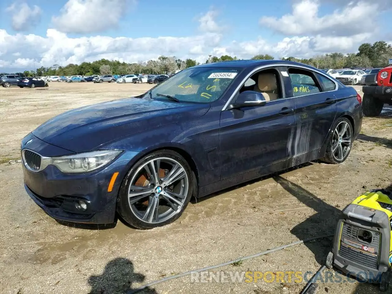 1 Photograph of a damaged car WBA4J1C53KBM18570 BMW 4 SERIES 2019