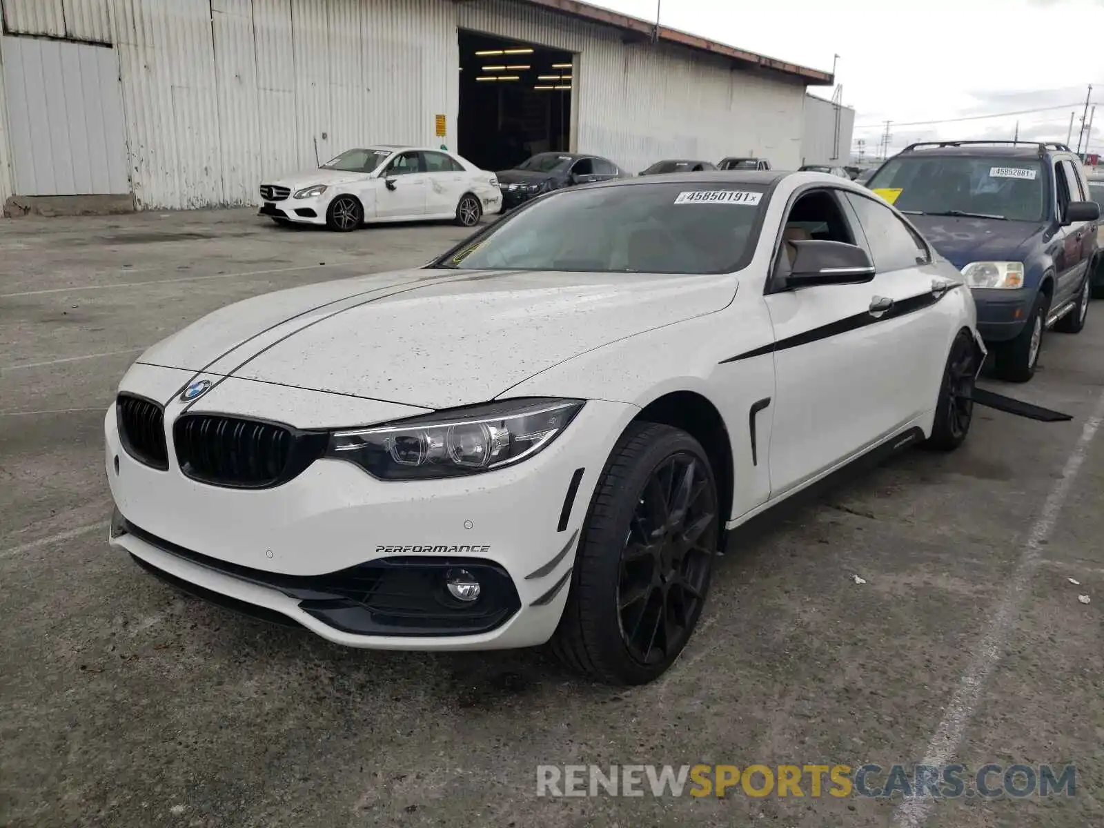 2 Photograph of a damaged car WBA4J1C53KBM18696 BMW 4 SERIES 2019