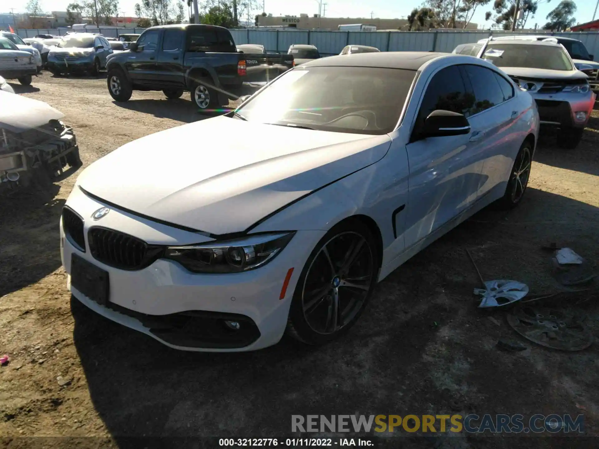 2 Photograph of a damaged car WBA4J1C54KBM12311 BMW 4 SERIES 2019