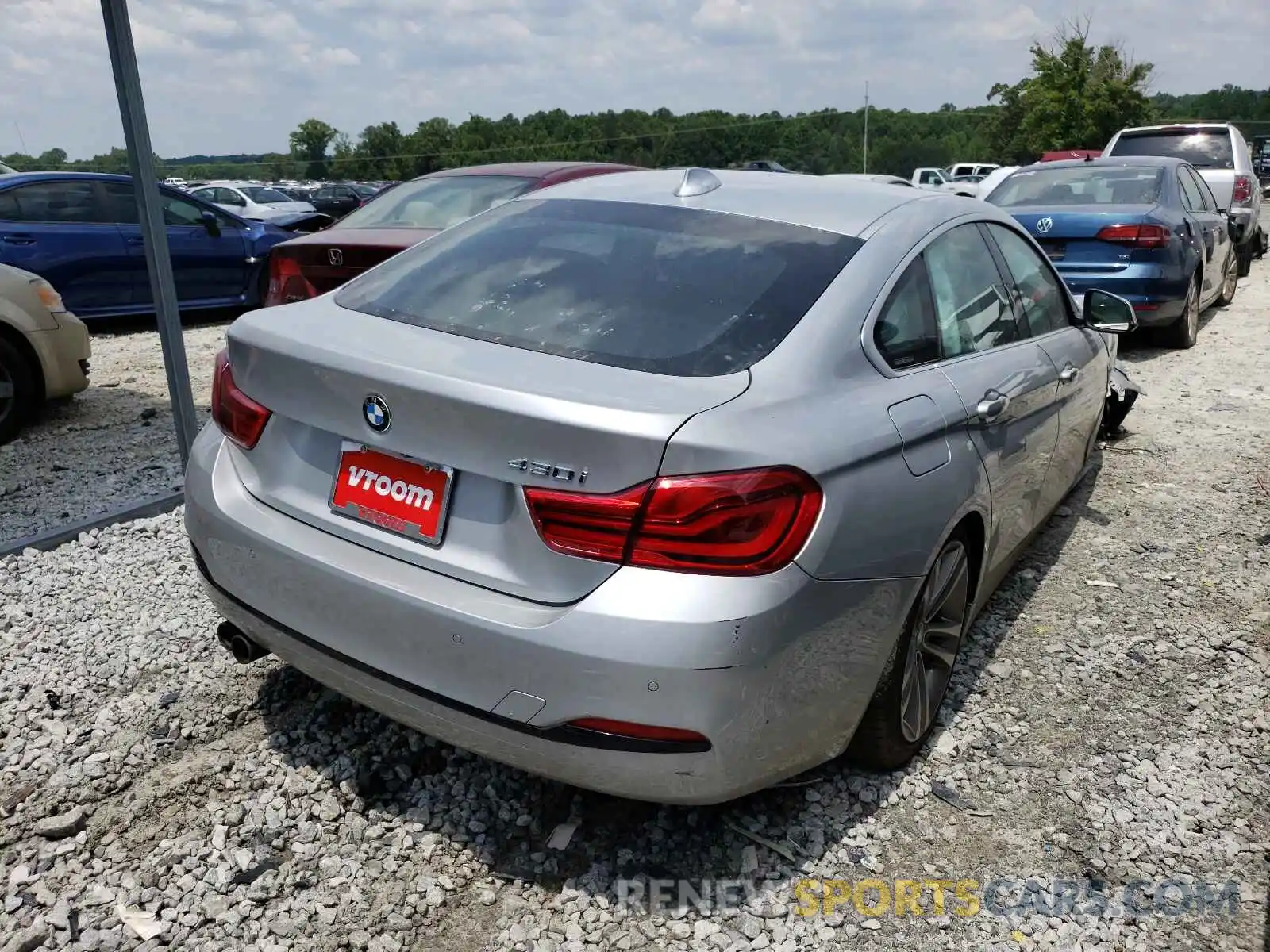 4 Photograph of a damaged car WBA4J1C54KBM14608 BMW 4 SERIES 2019