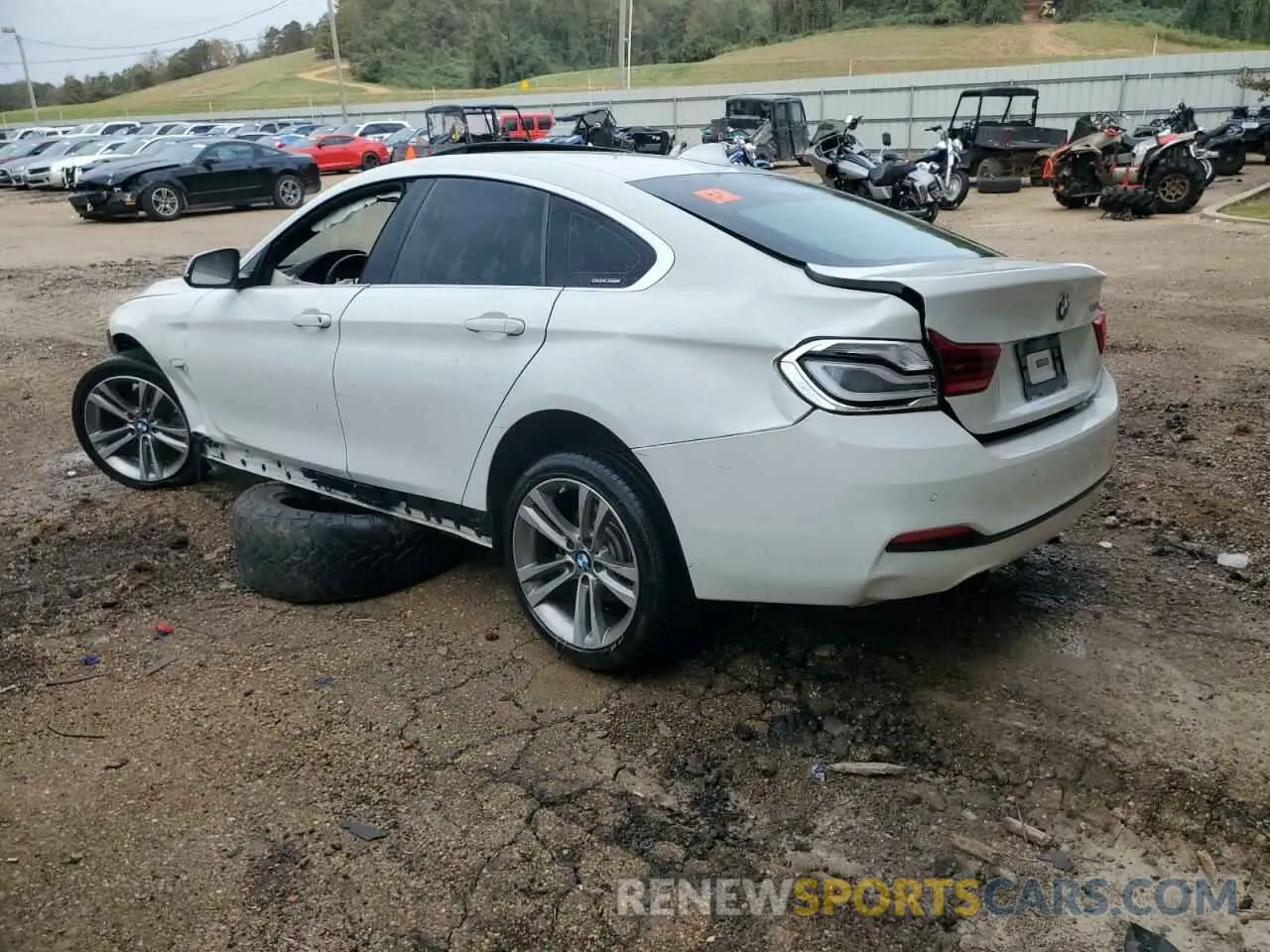 2 Photograph of a damaged car WBA4J1C54KBM17332 BMW 4 SERIES 2019