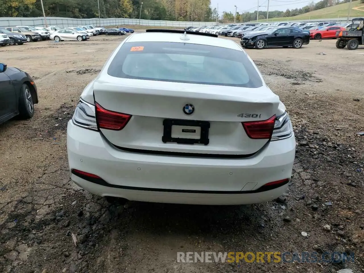 6 Photograph of a damaged car WBA4J1C54KBM17332 BMW 4 SERIES 2019