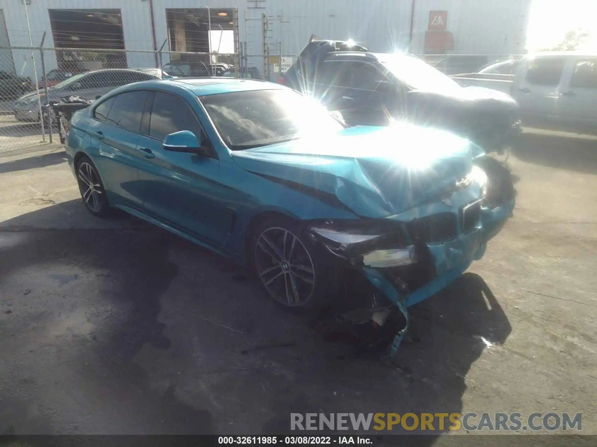 1 Photograph of a damaged car WBA4J1C54KBM17895 BMW 4 SERIES 2019