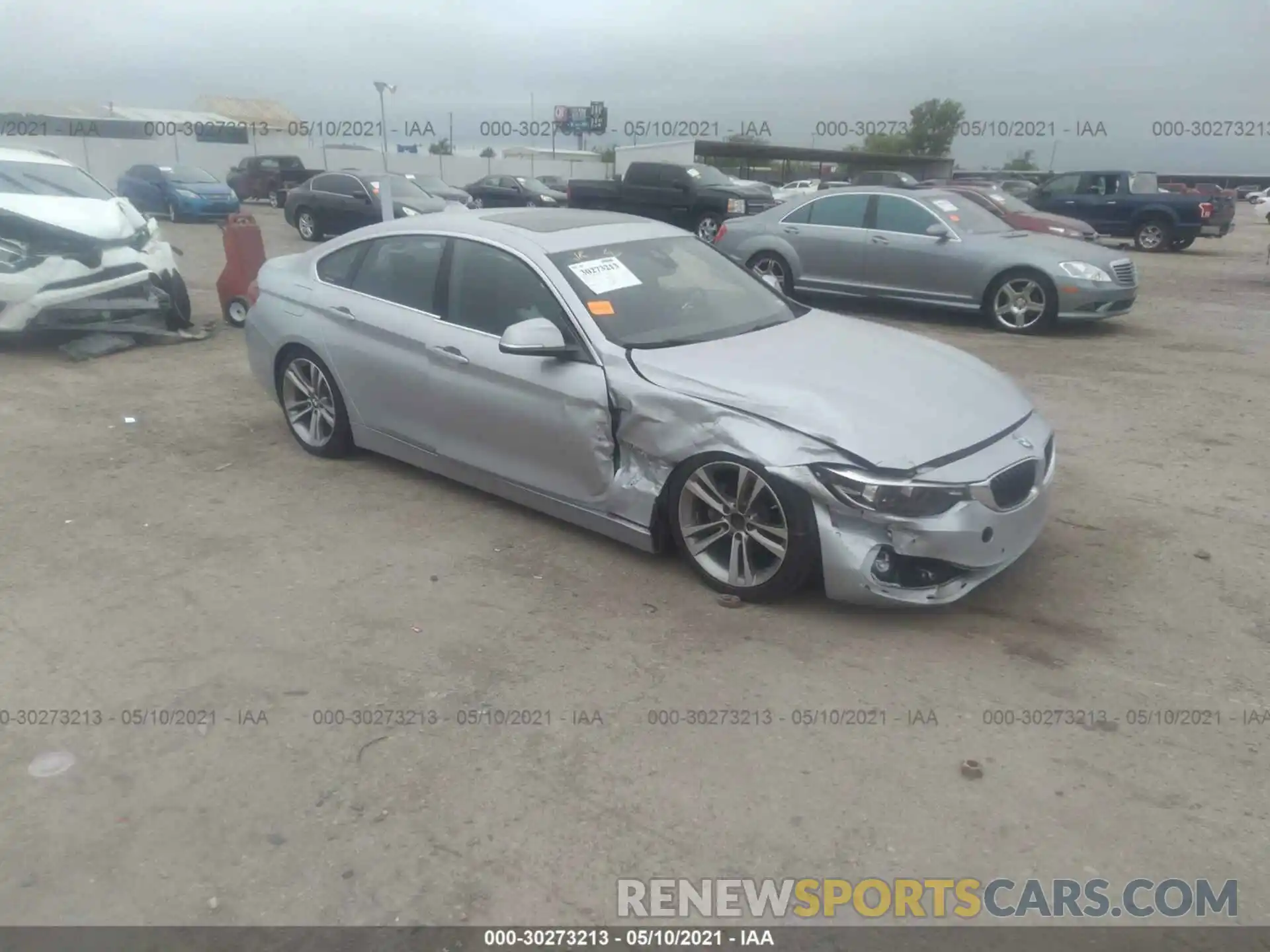 6 Photograph of a damaged car WBA4J1C55KBM16755 BMW 4 SERIES 2019