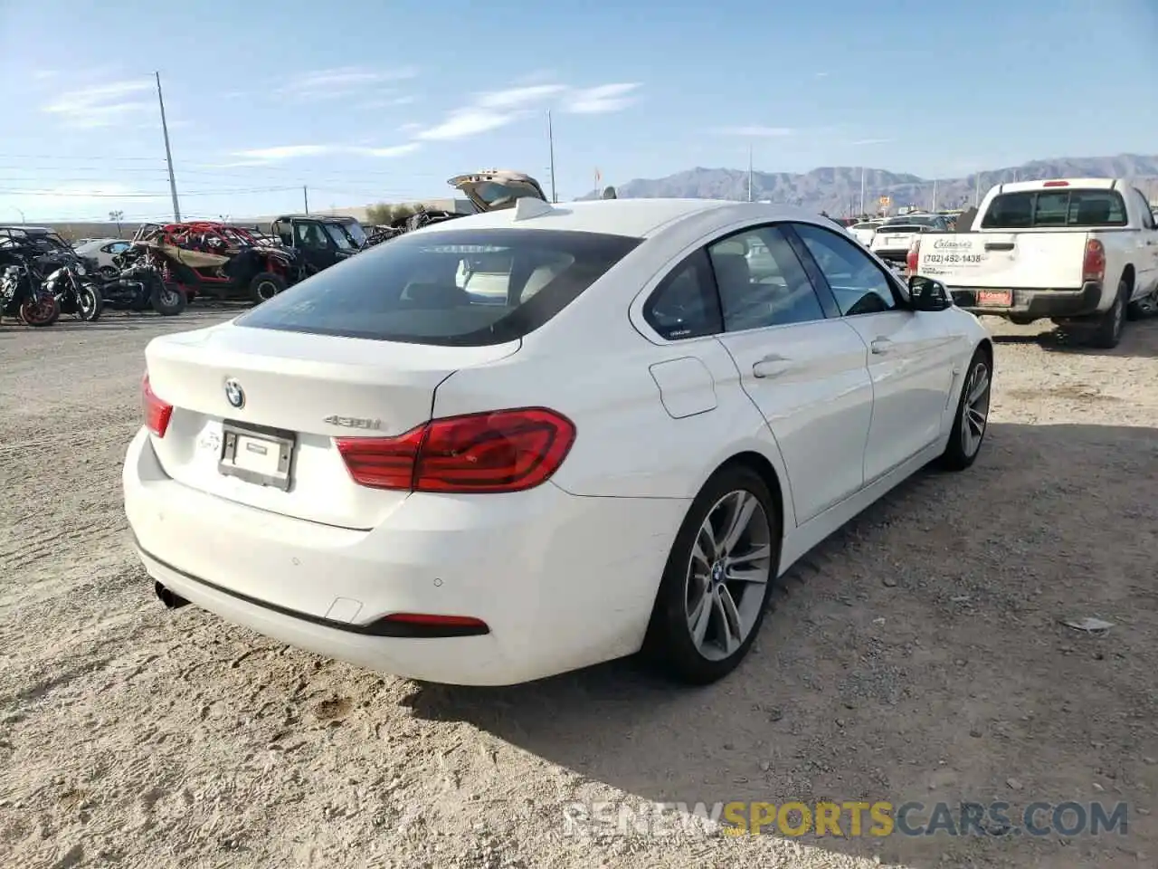 4 Photograph of a damaged car WBA4J1C55KBM18120 BMW 4 SERIES 2019