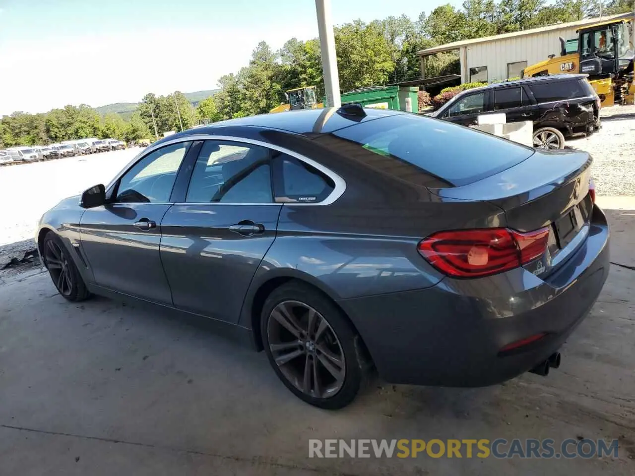 2 Photograph of a damaged car WBA4J1C56KBM14626 BMW 4 SERIES 2019