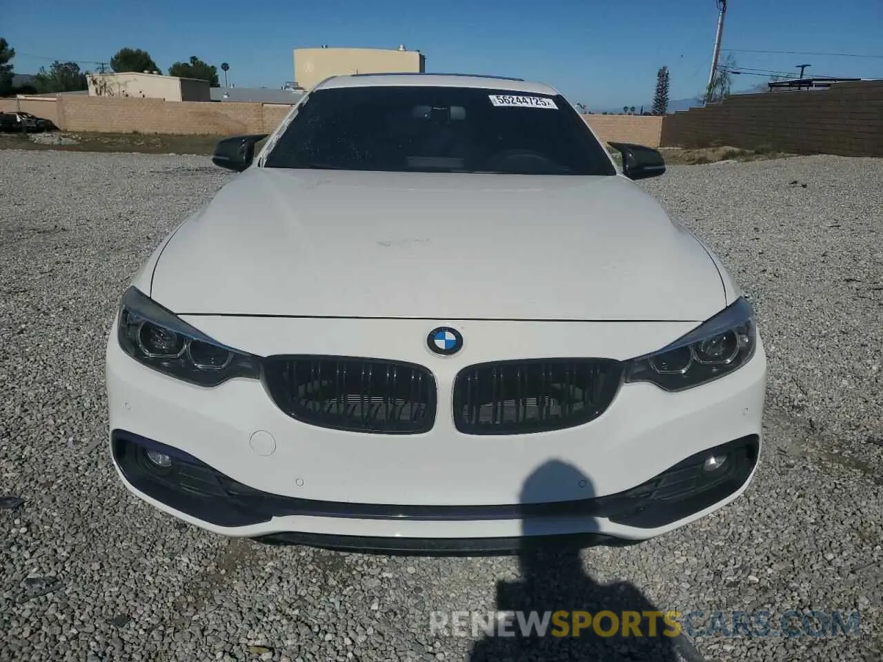 5 Photograph of a damaged car WBA4J1C56KBM16117 BMW 4 SERIES 2019